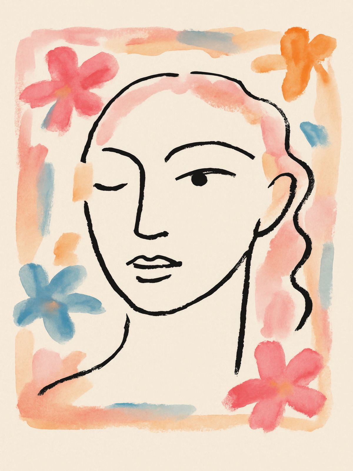 Poster - Samtida Blomkonst
