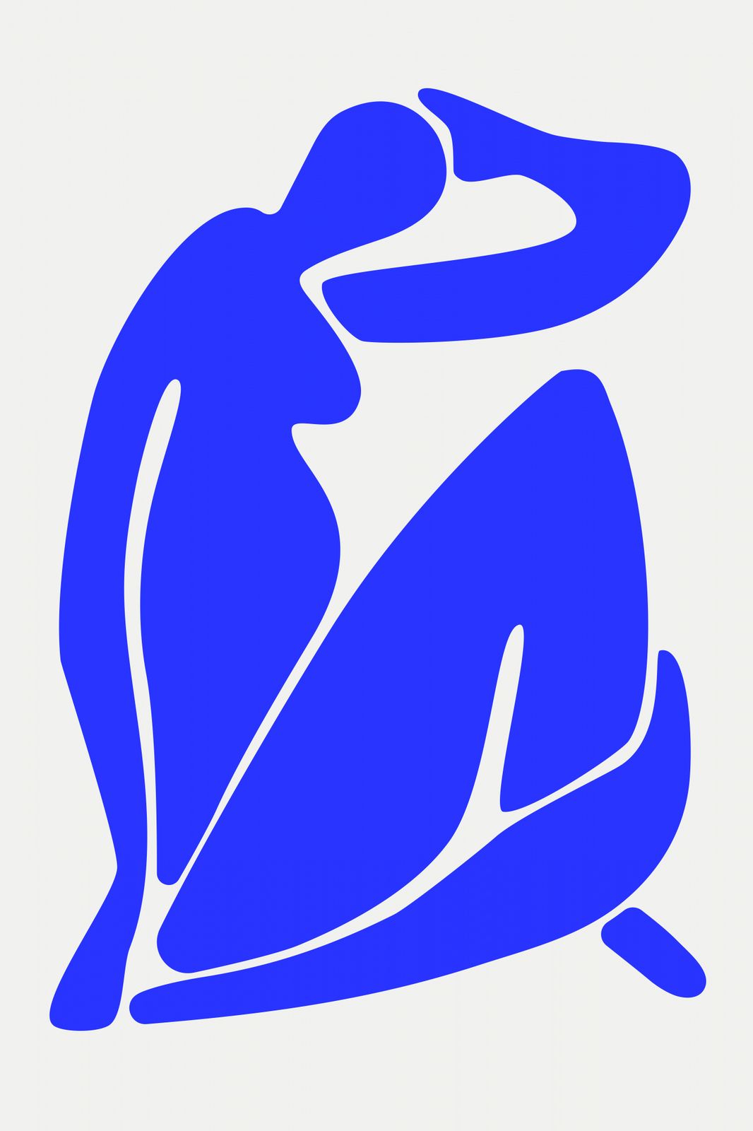 Poster - Blå Naken av Matisse