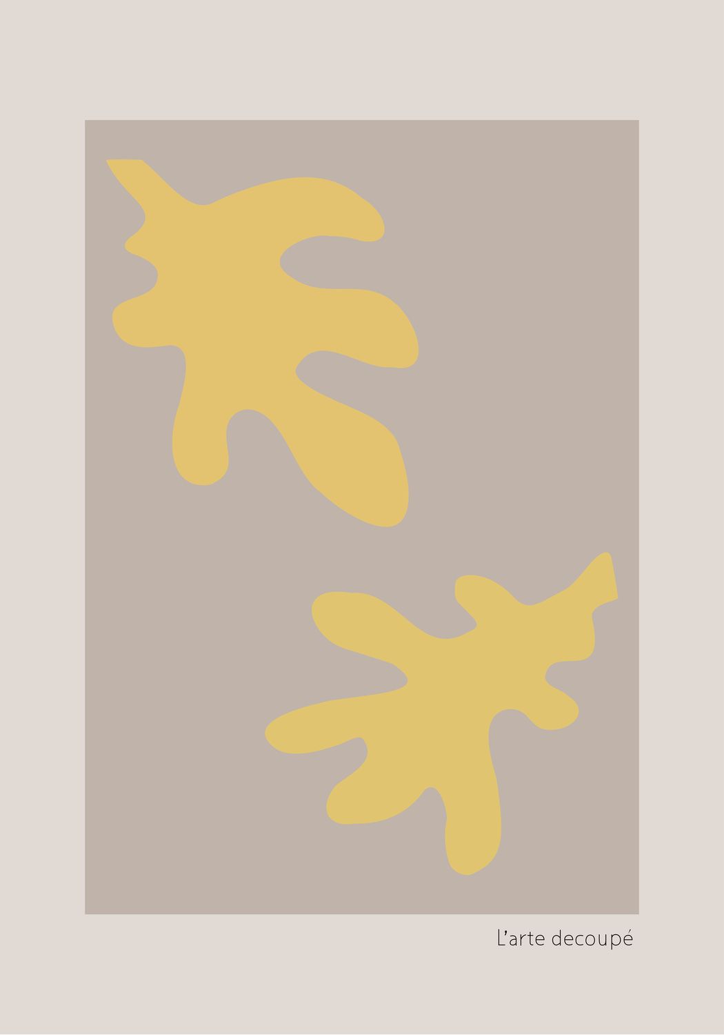 Poster - L'arte Découpé