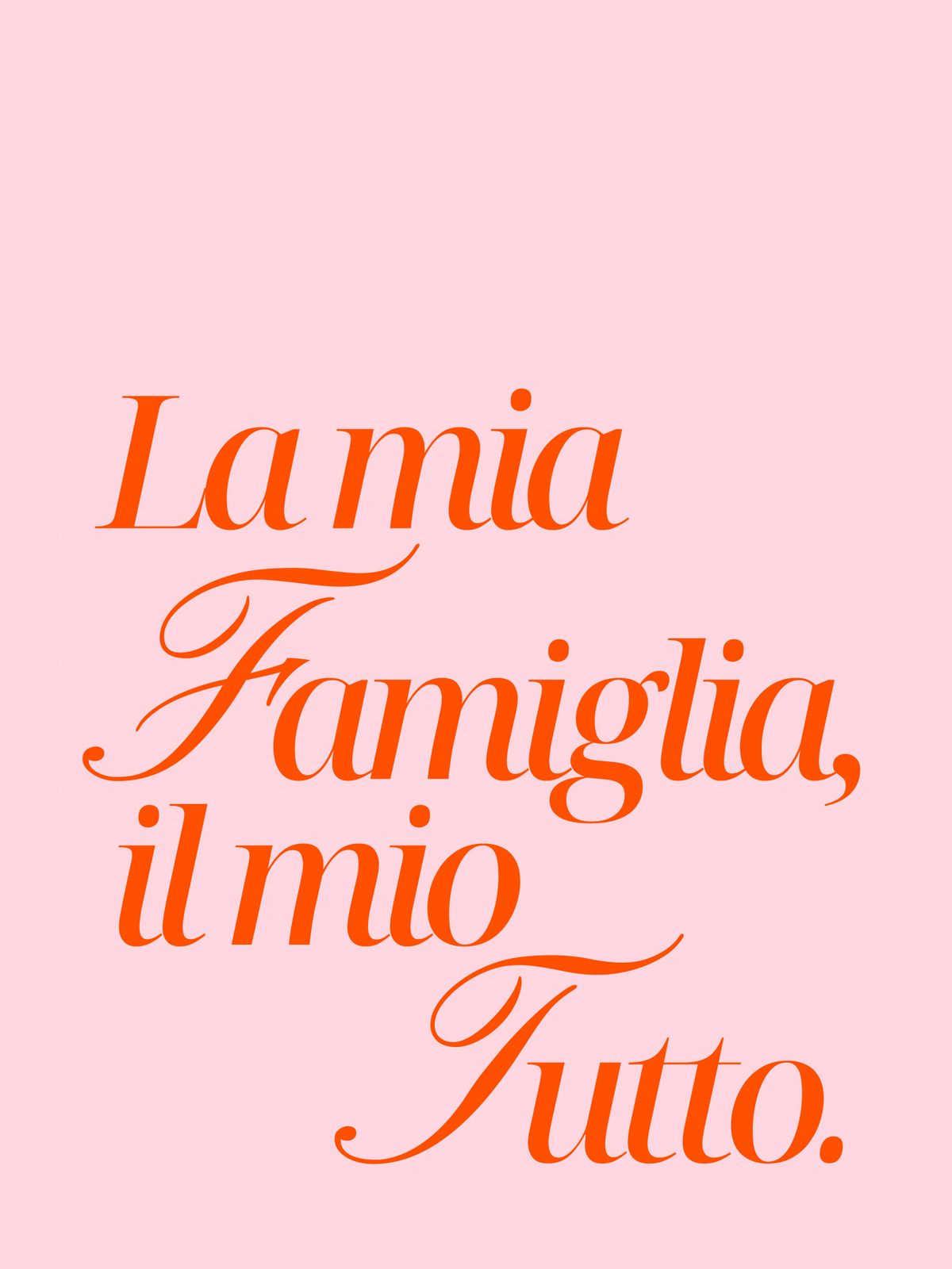Poster - La Mia Famiglia