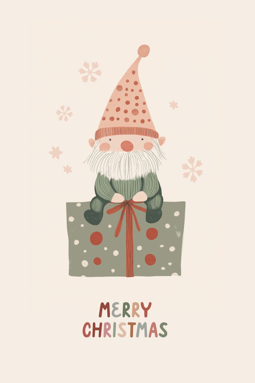 Poster - God Jul Tomte