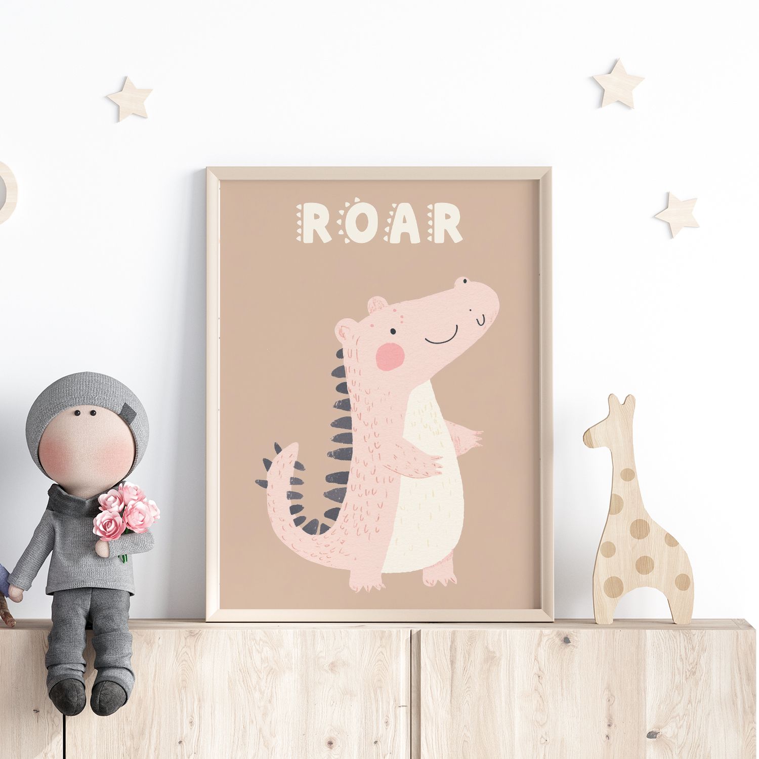 Poster - Söt Dinosaurie
