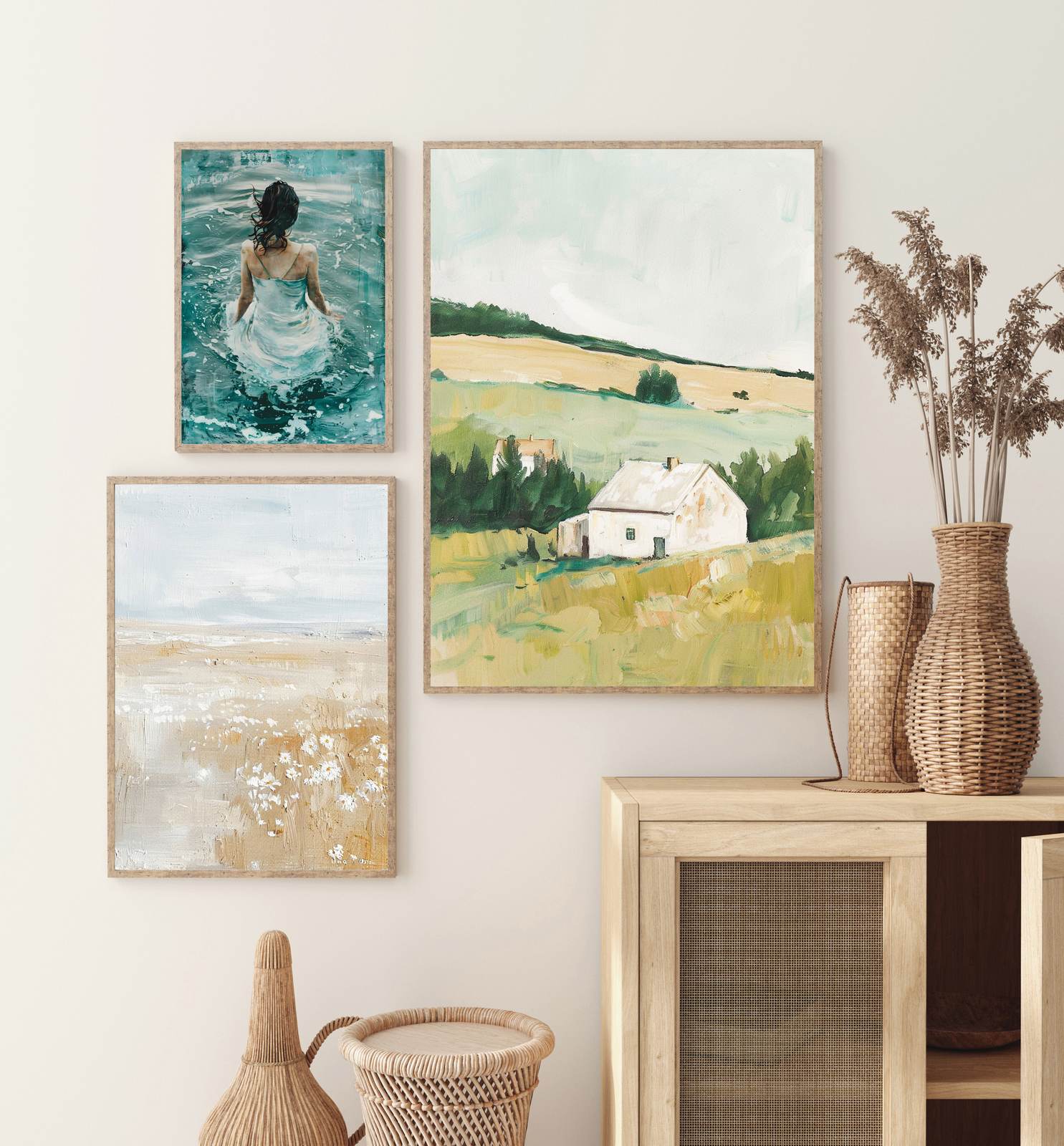 Poster - Lugna Landskap / Set om 3