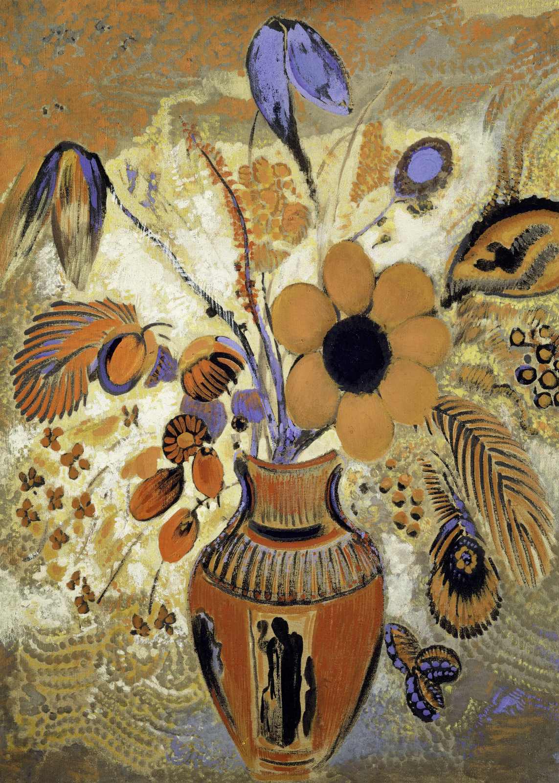Poster - Vas med blommor