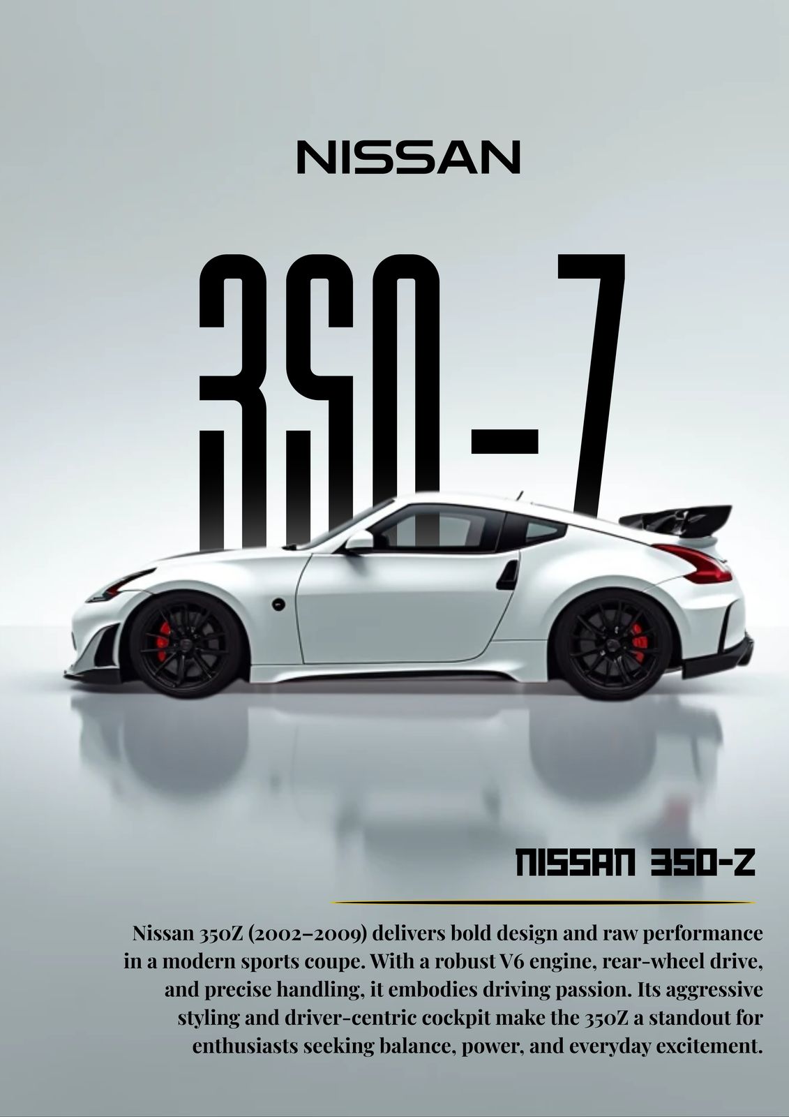 Poster - Nissan 350Z Design
