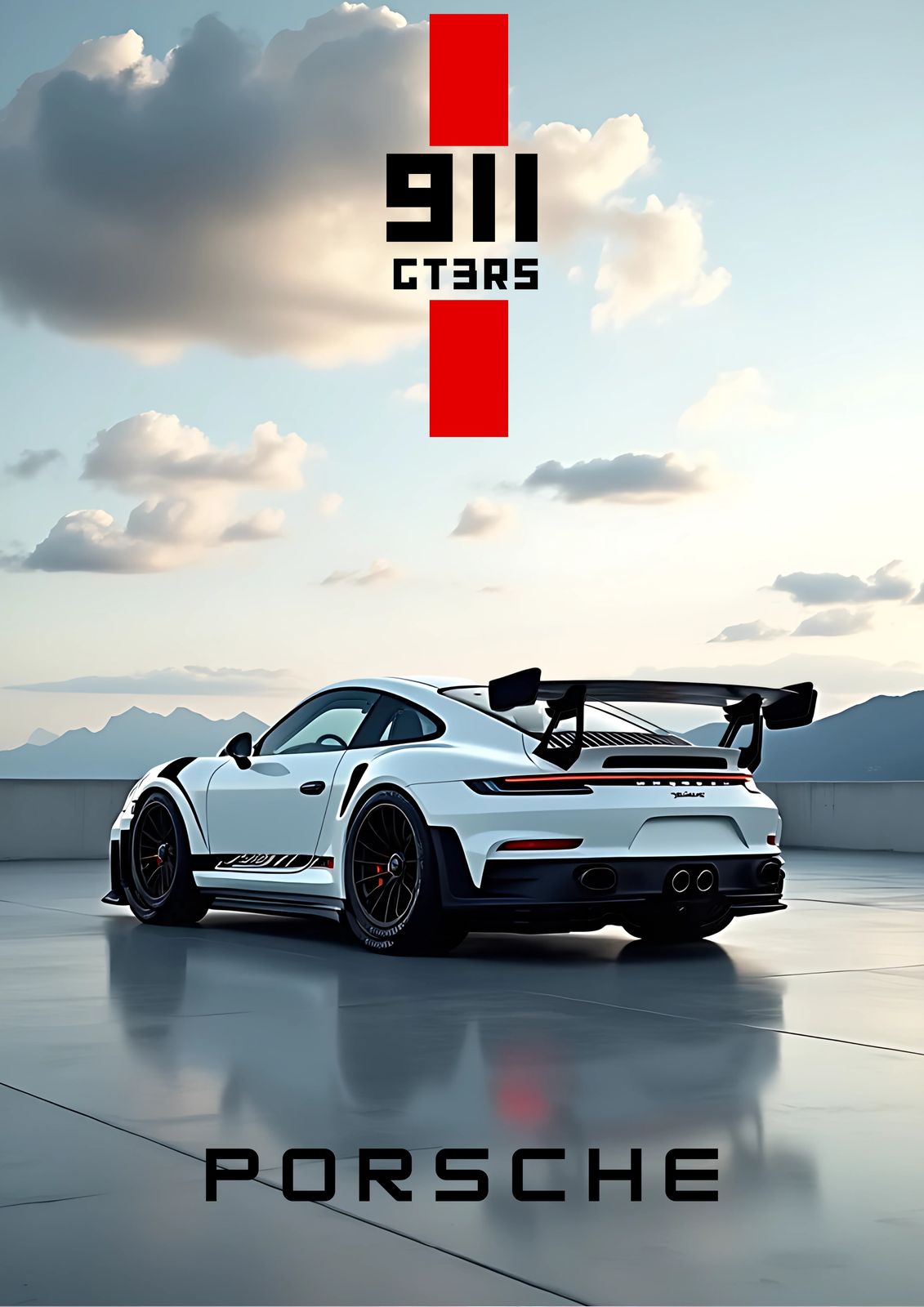 Affisch - Porsche 911 GT3 RS