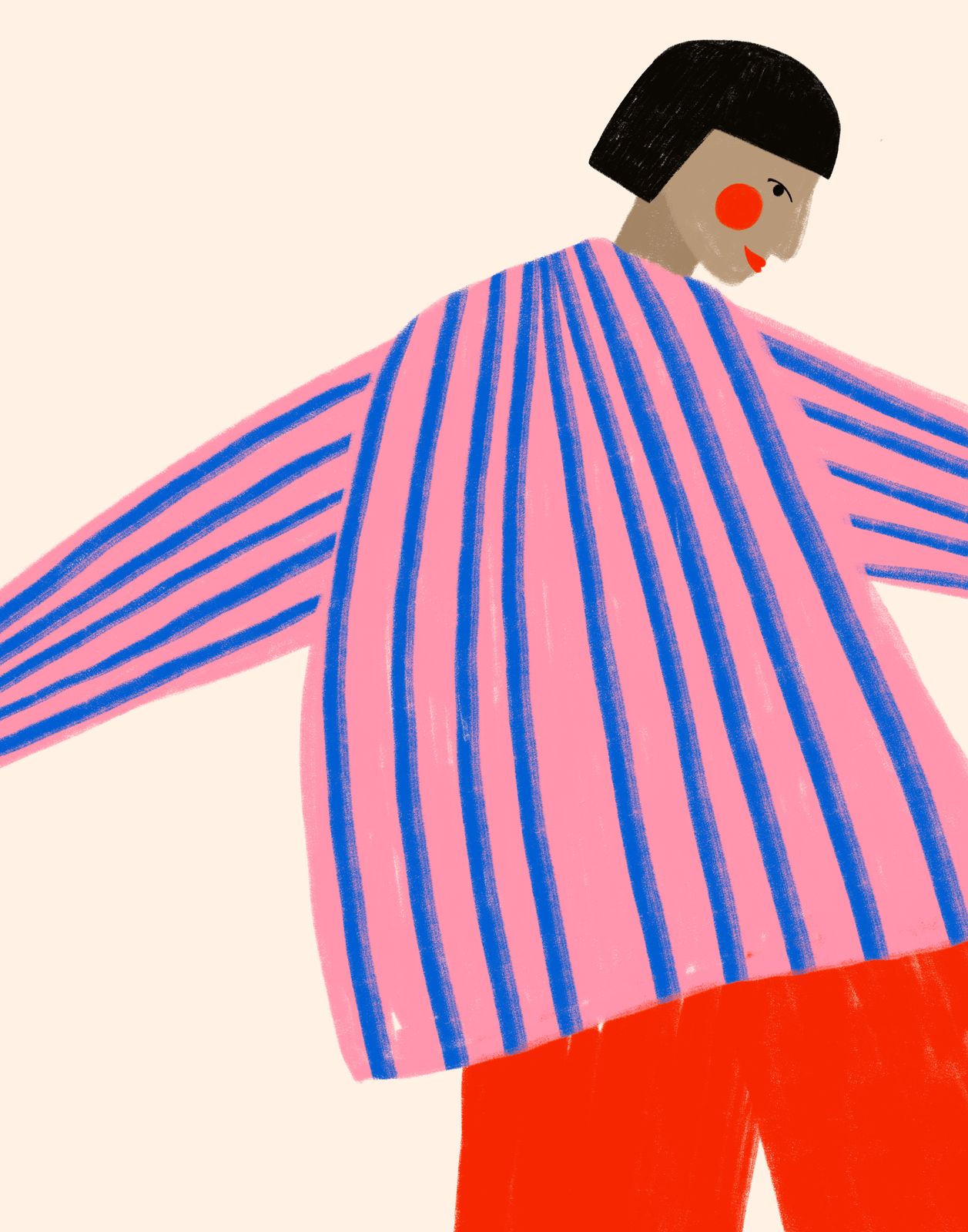 Affisch - Abstrakt Figur
