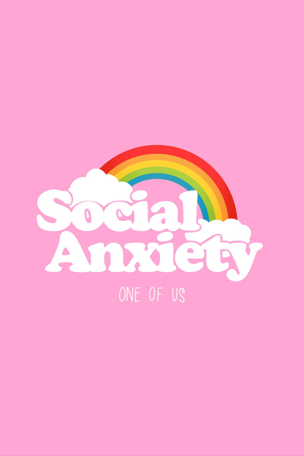 Poster - Social Anxiety Rainbow