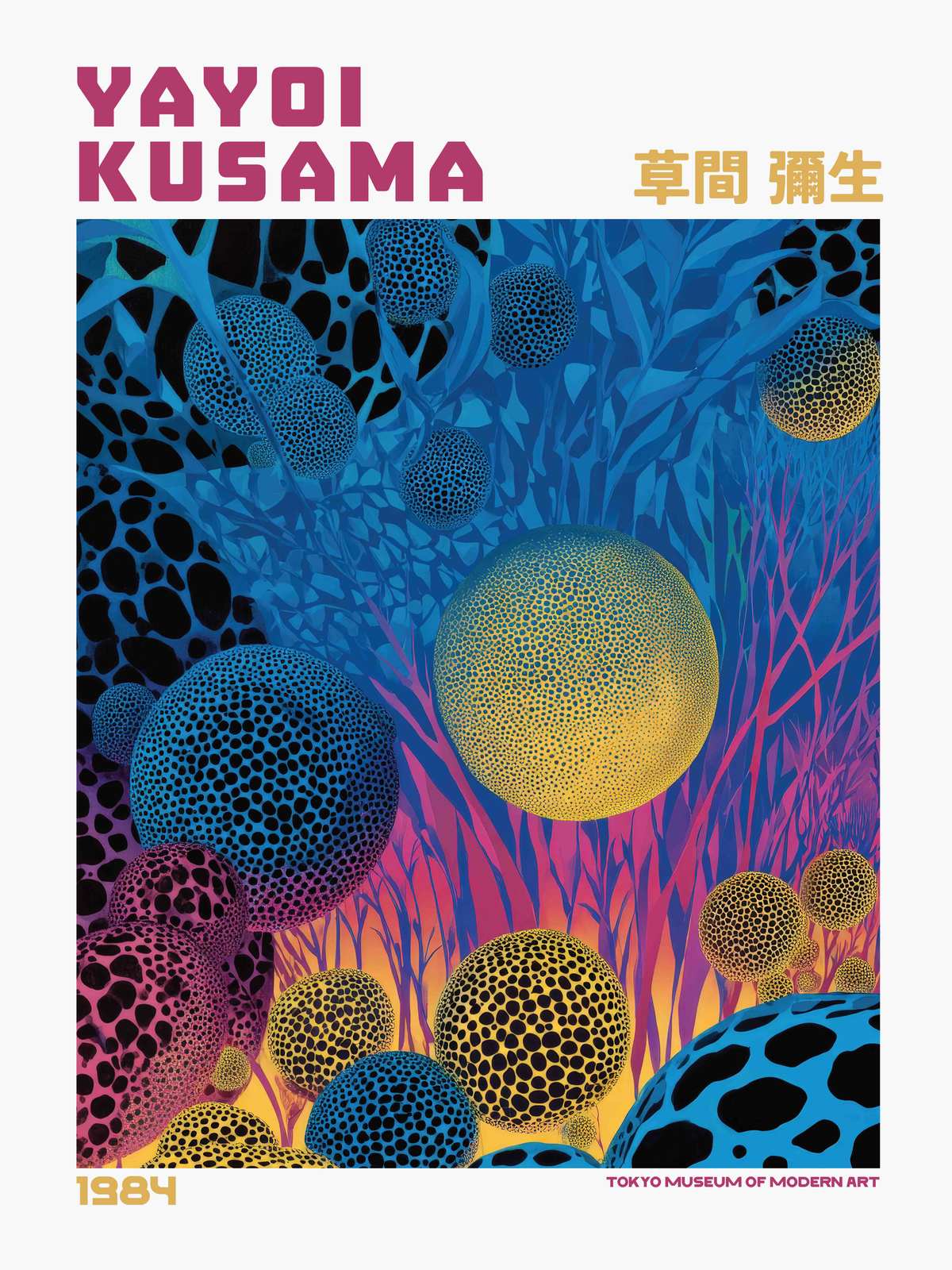 Poster - Yayoi Kusama Cirklar