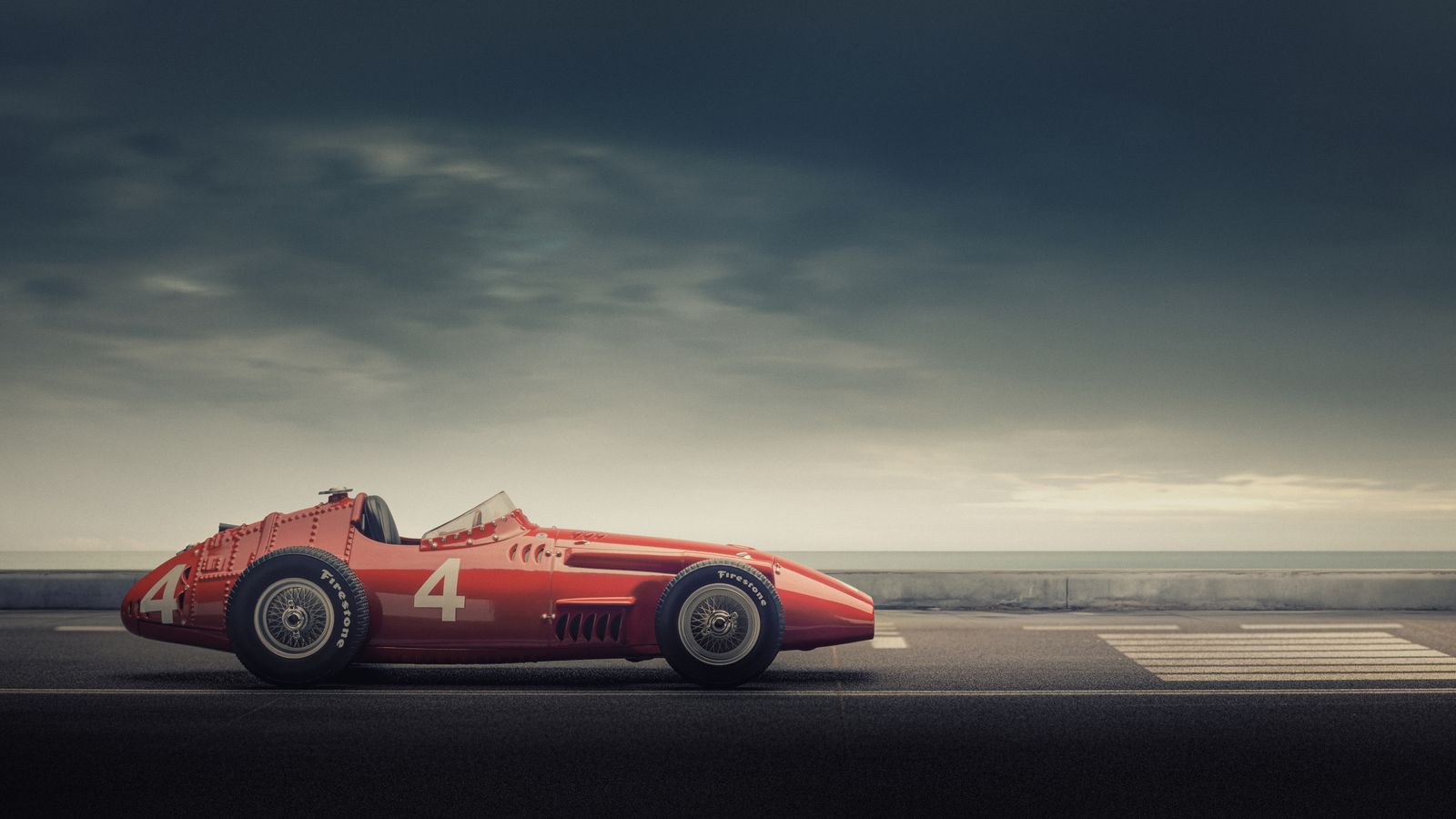 Poster - Vintage Bil Racing