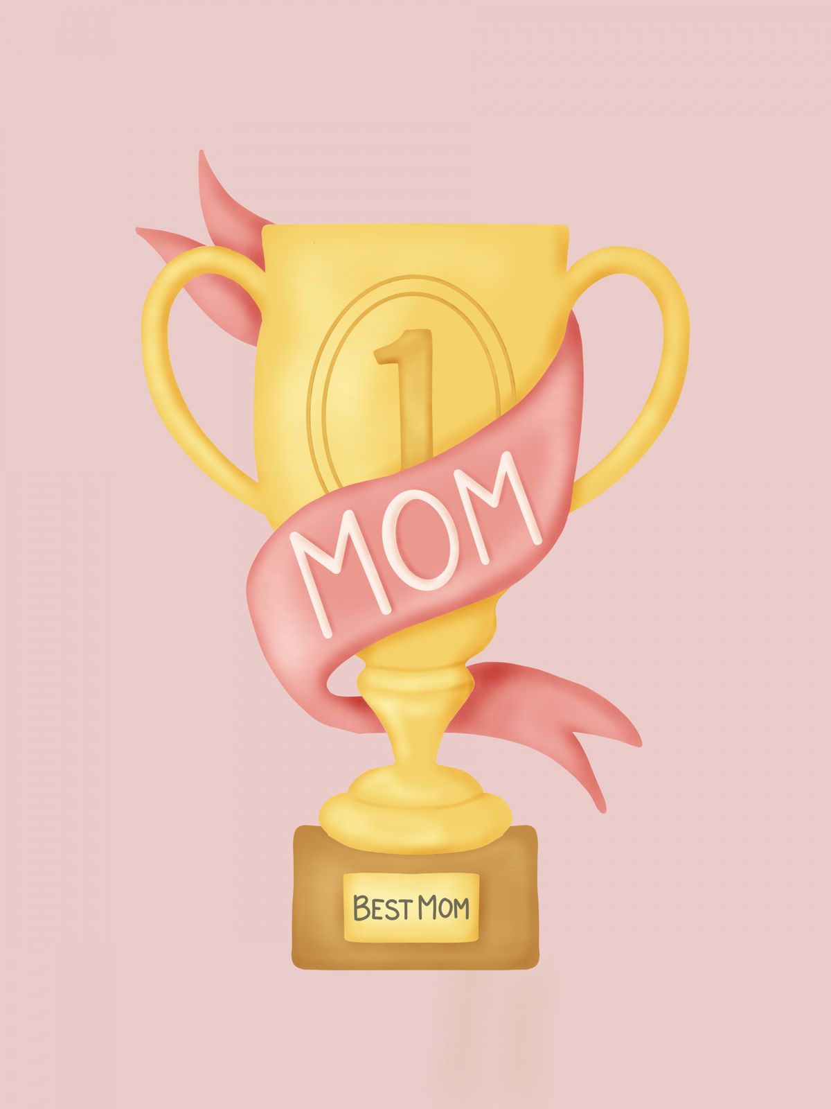 Poster - Bästa Mamma Trofé