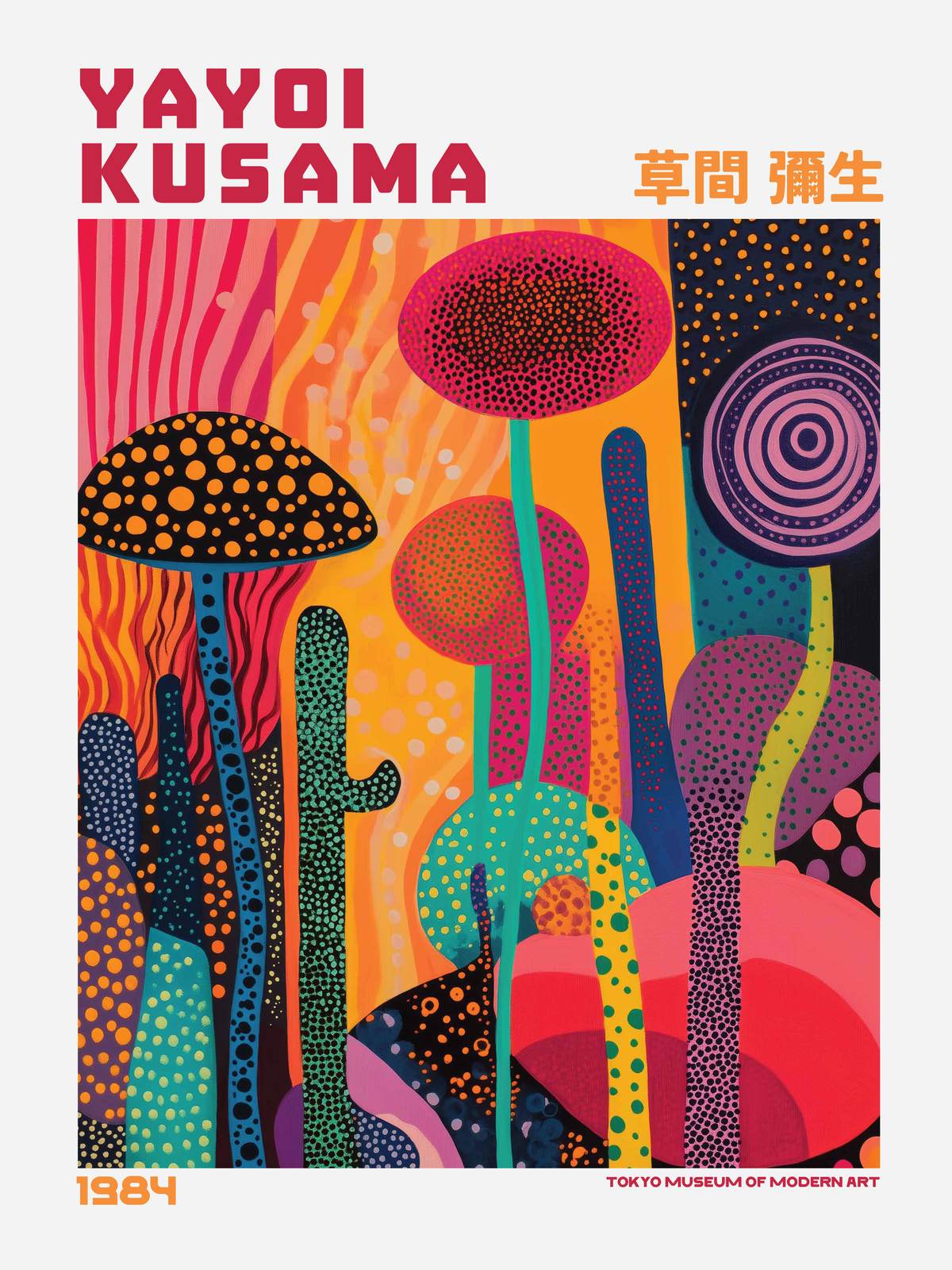 Poster - Yayoi Kusama Vibrant Art