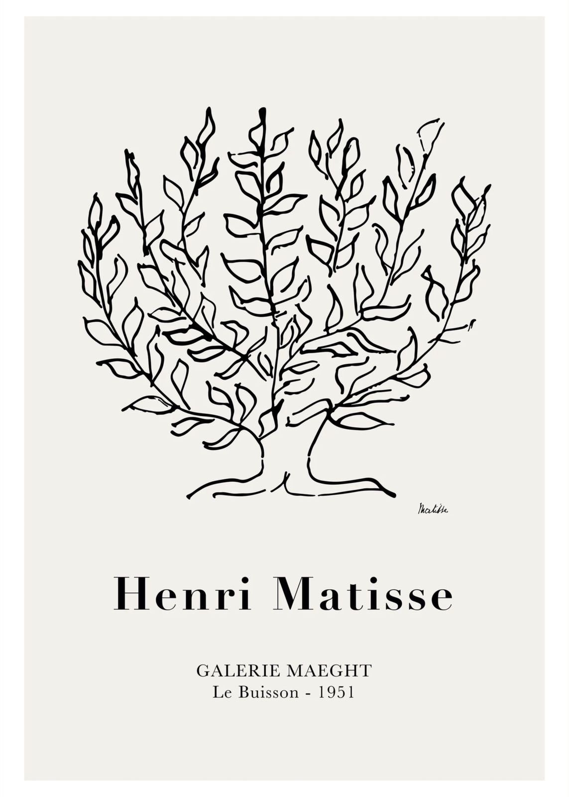 Poster - Henri Matisse Konst
