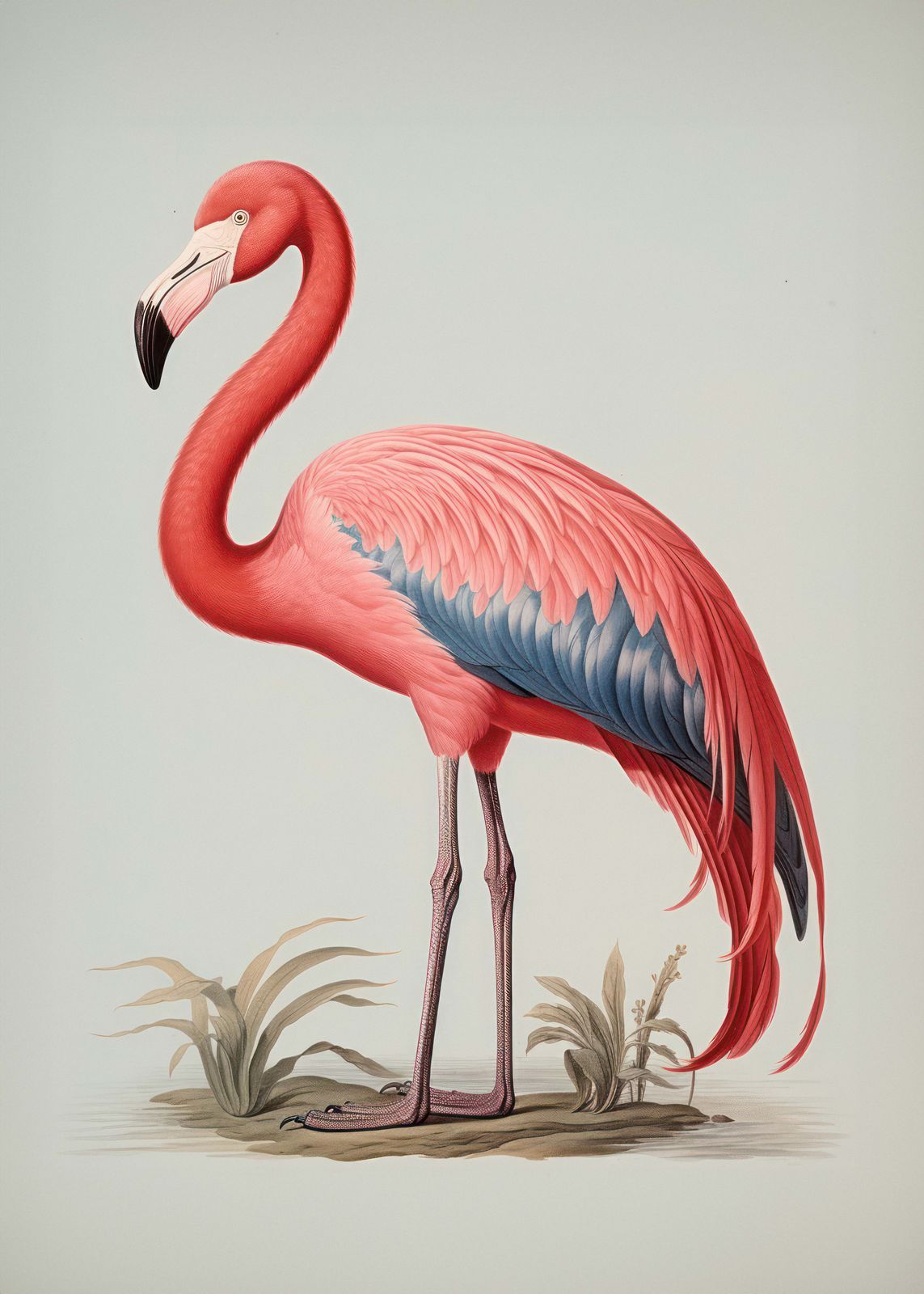 Poster - Flamingo Illustration