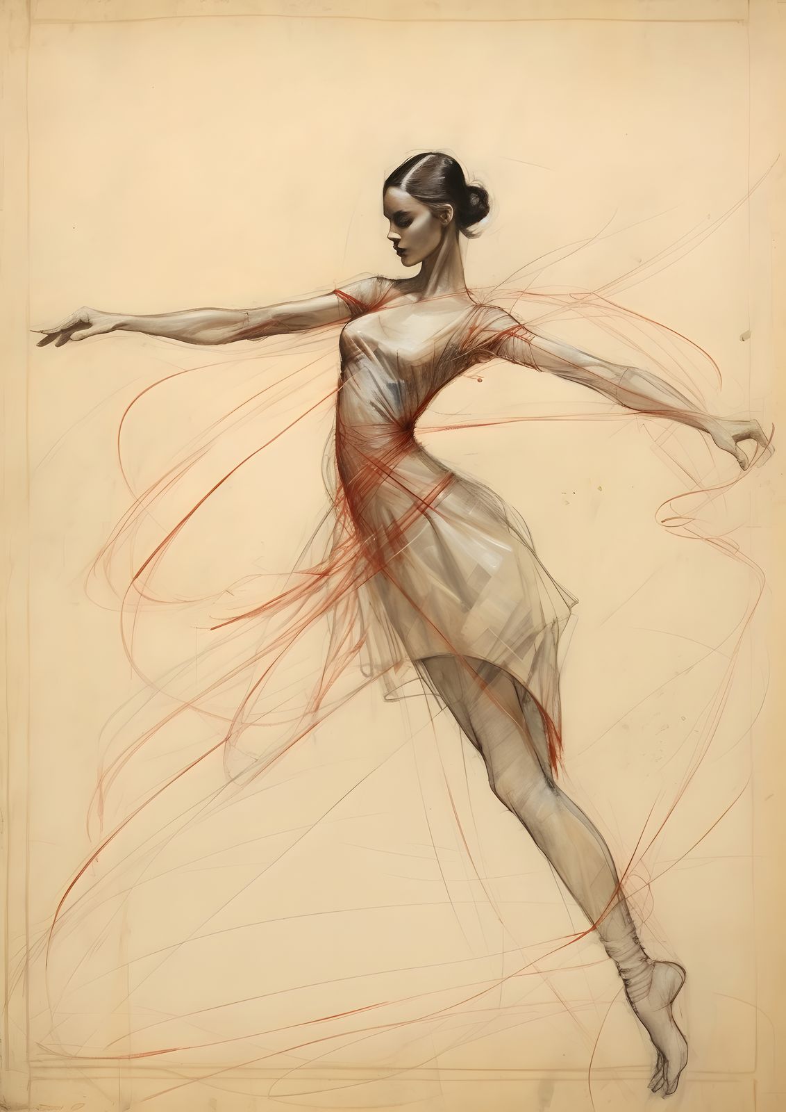 Poster - Elegant Ballarina