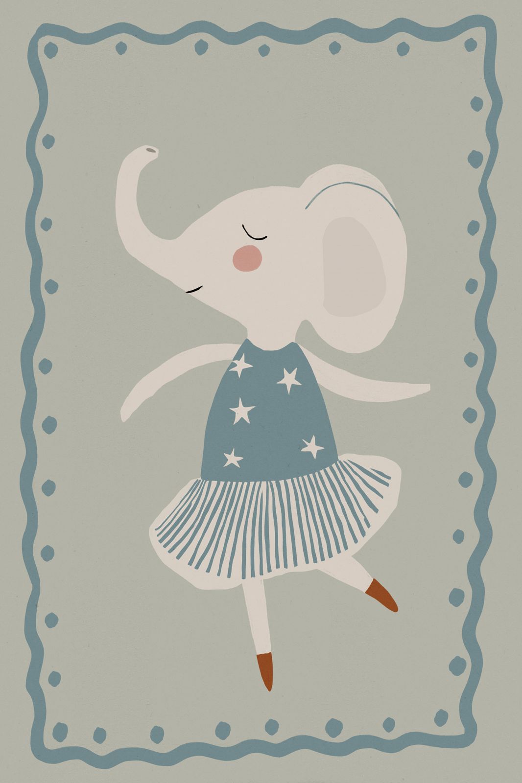 Poster - Dansande Elefant