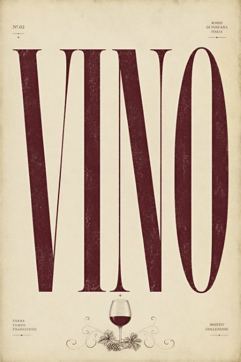 Poster - Vintage Vino