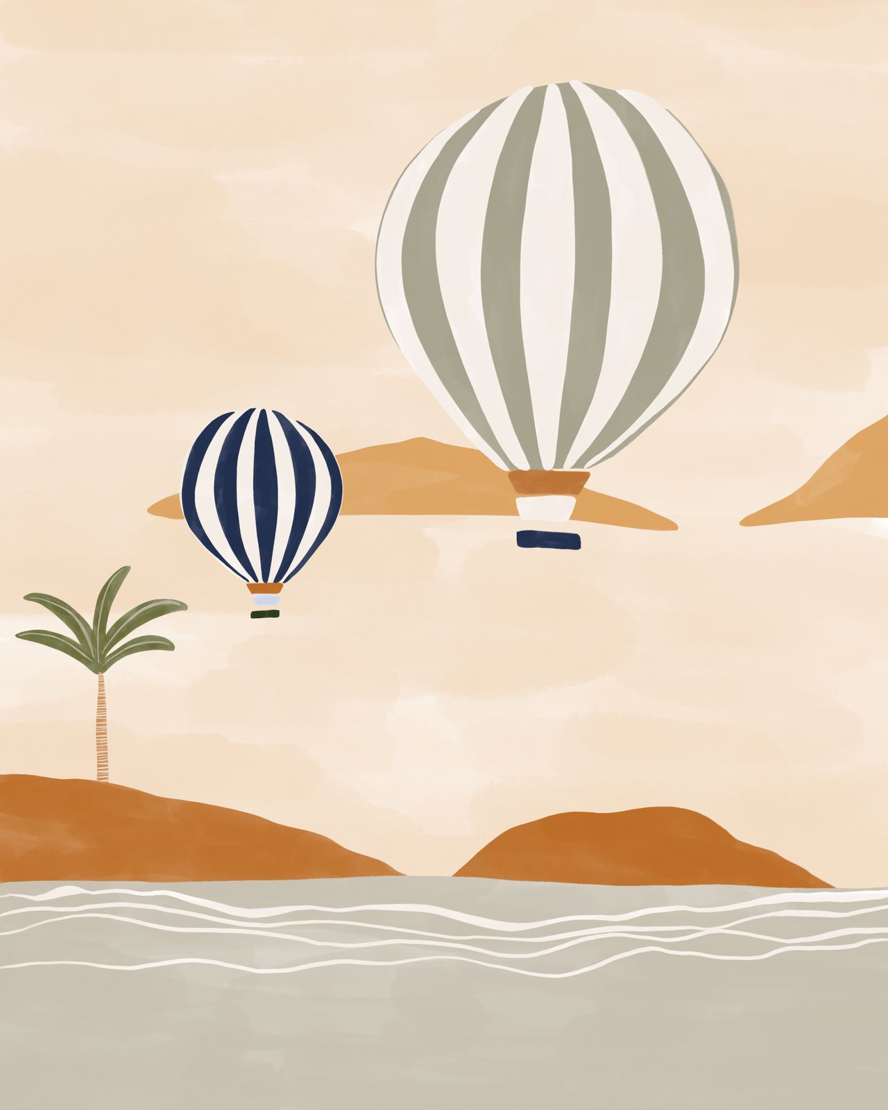 Poster - Varmluftsballonger