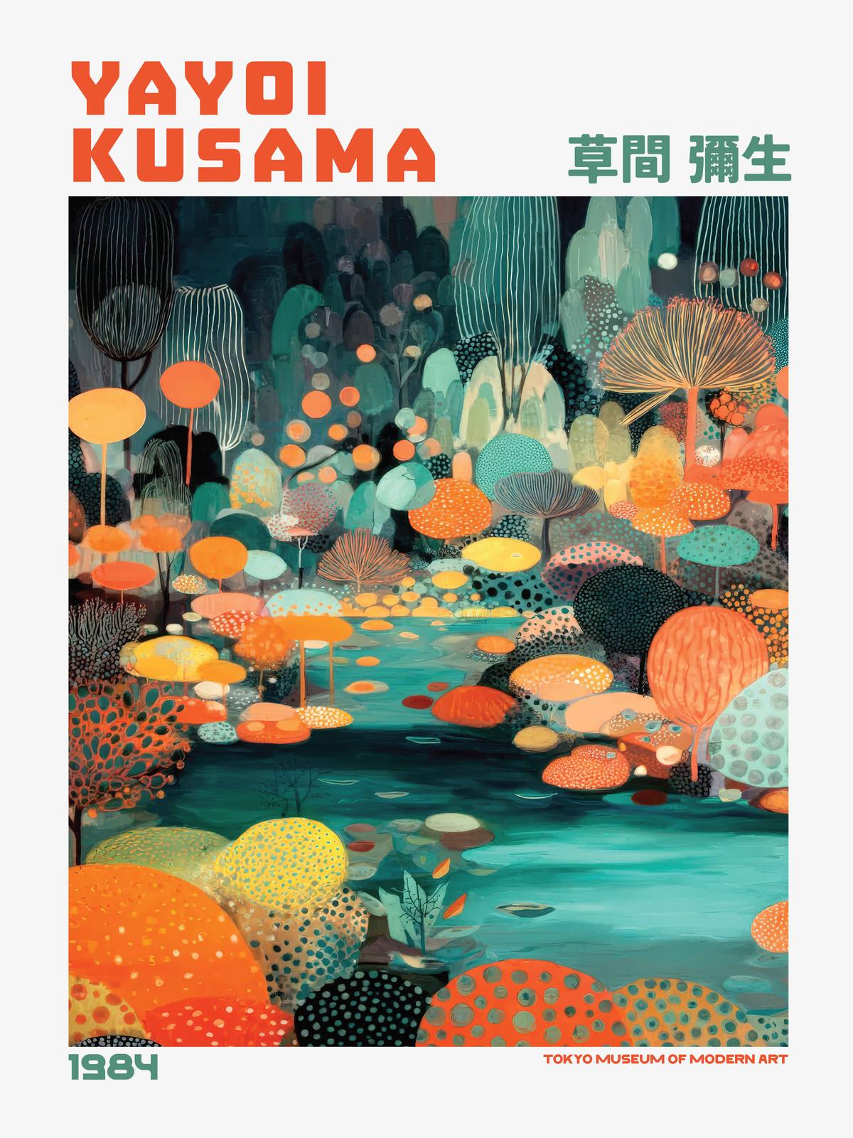 Poster - Yayoi Kusama Levande Skog