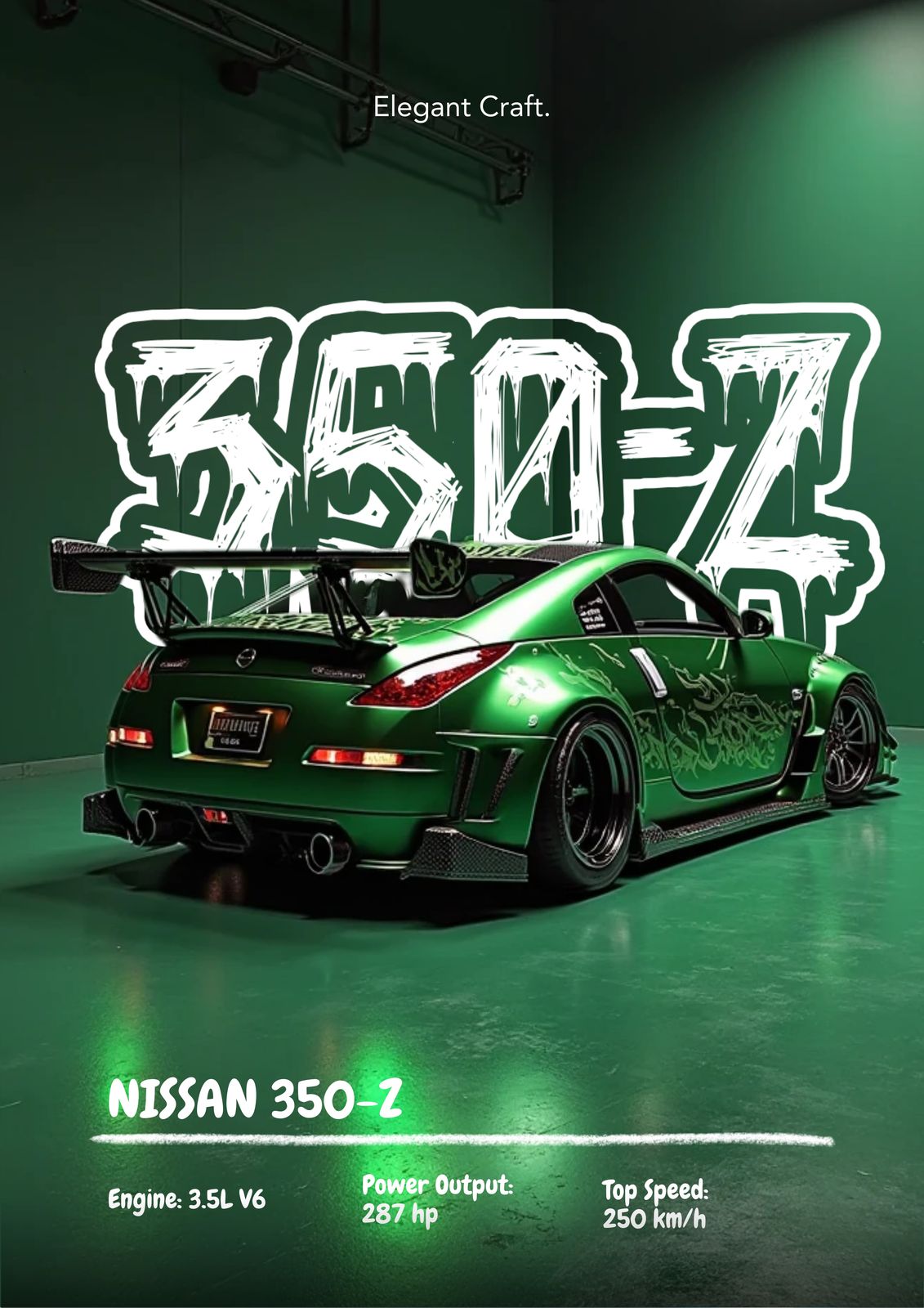 Poster - Ford GT, Toyota Supra & Nissan 350Z / Set av 3