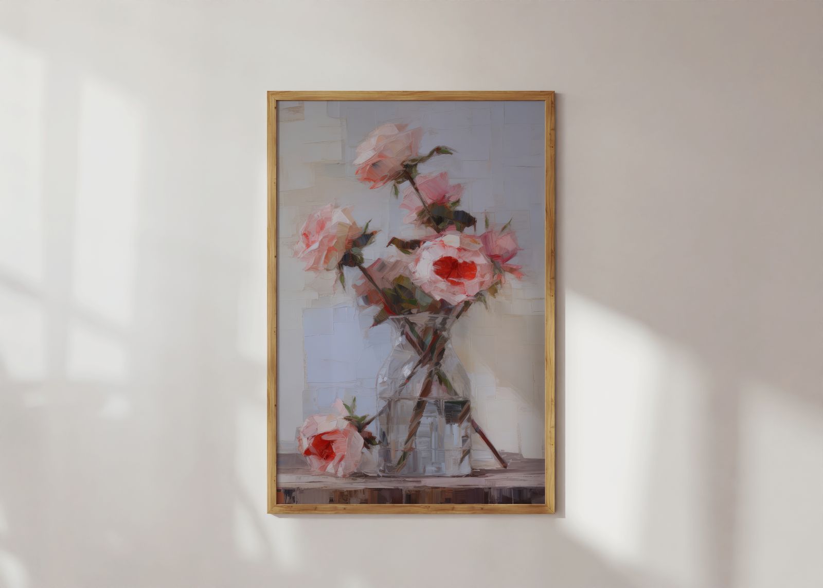 Poster - Abstrakta Blommor
