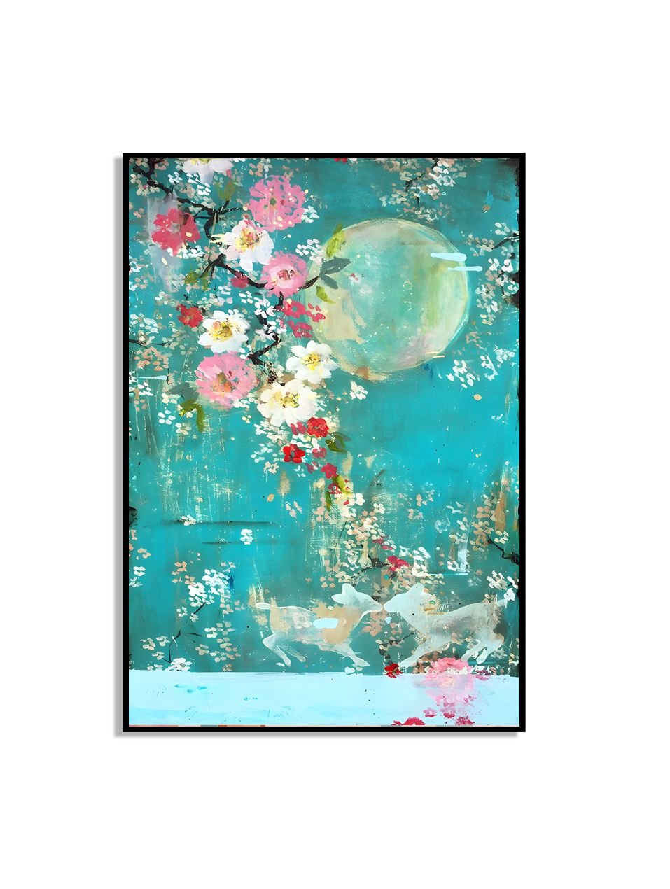 Blomsterharmoni Hjort Konstposter