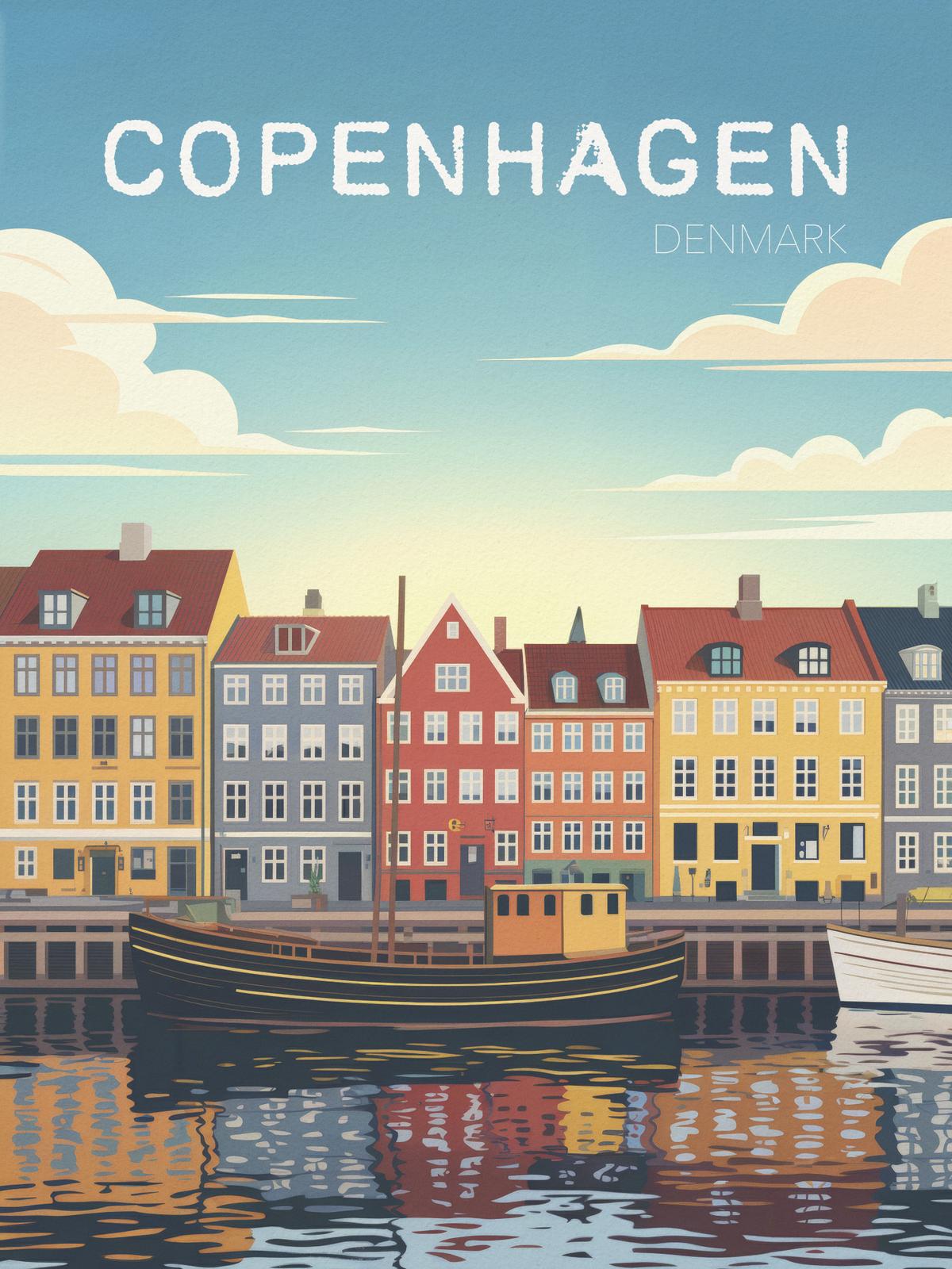 Poster - Köpenhamn Danmark