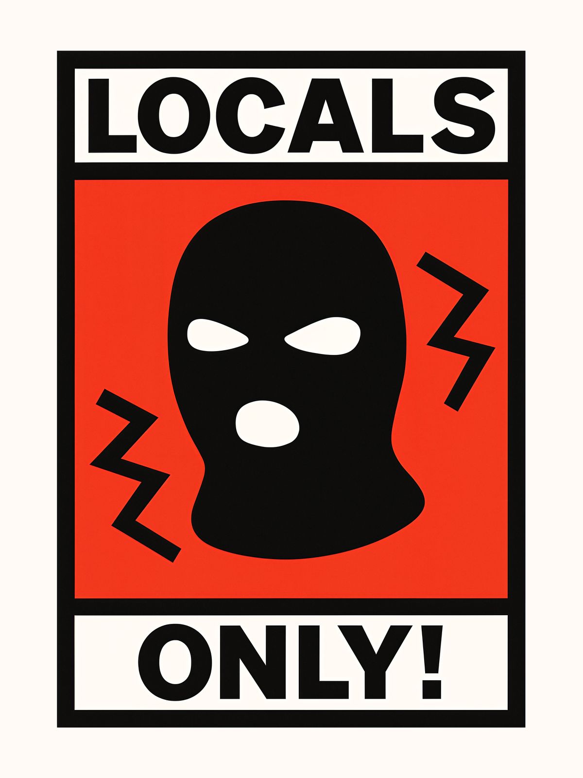 Poster - Endast lokalbefolkningen