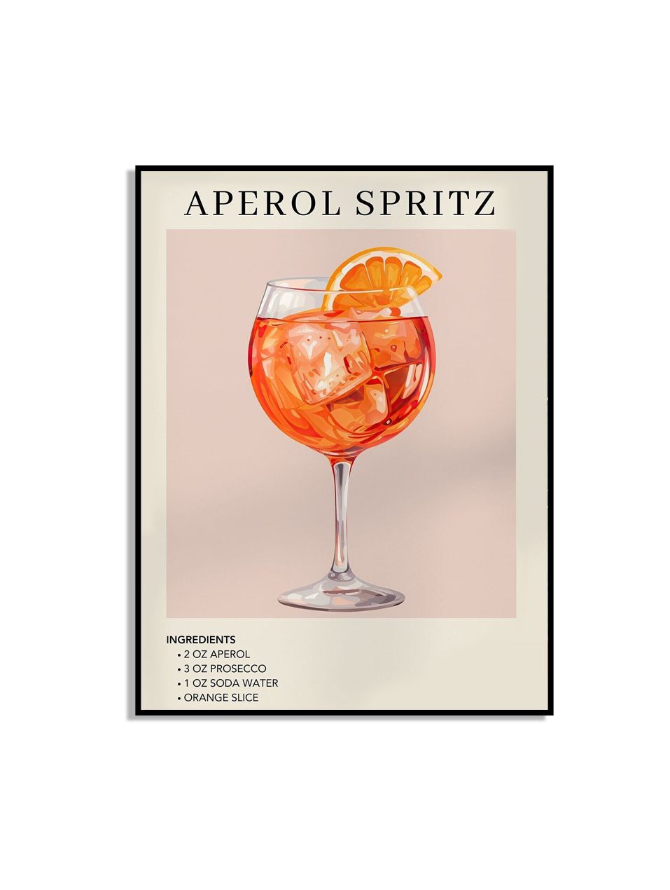 Aperol Spritz Receptaffisch