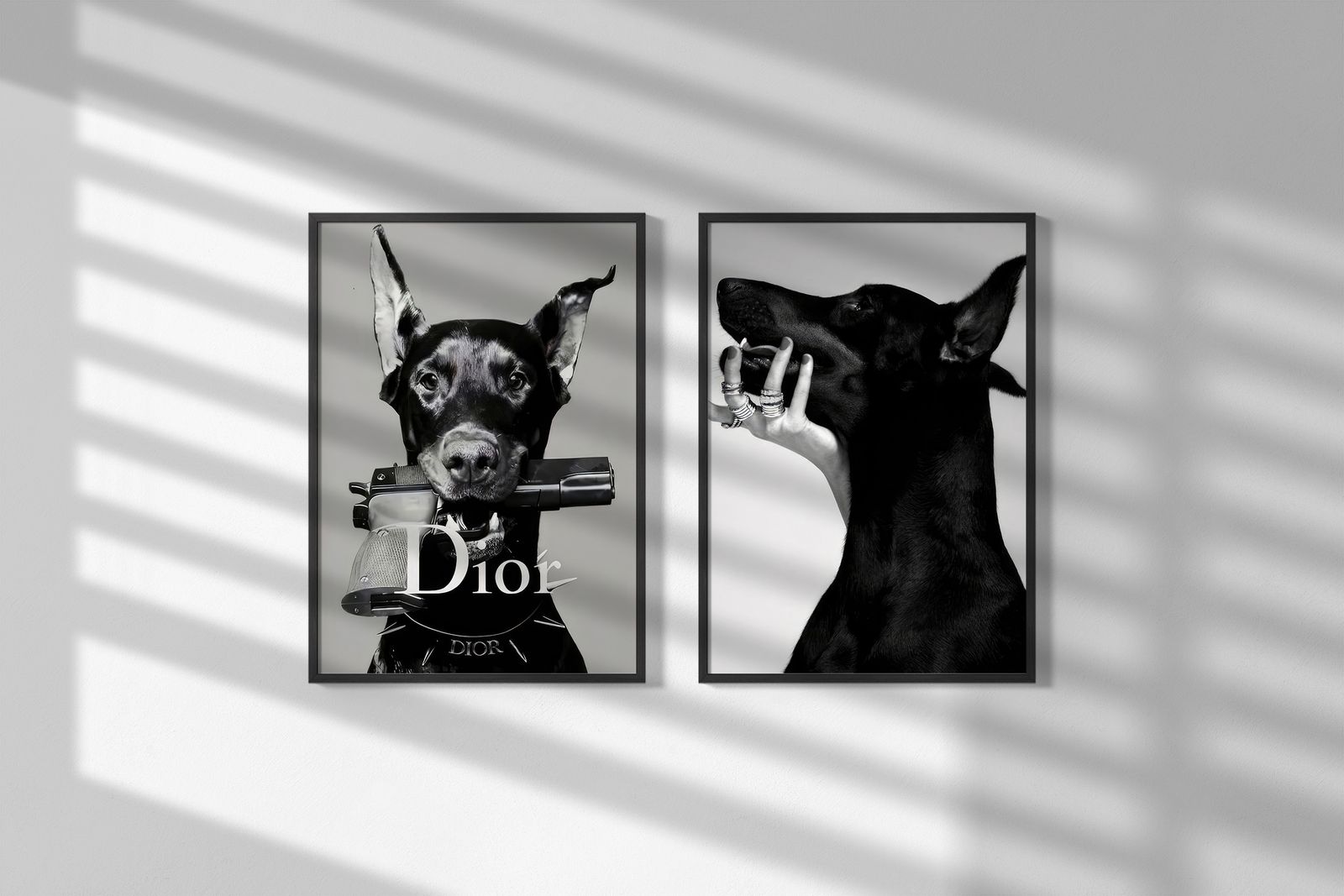 Poster - Dior Hund / Set med 2