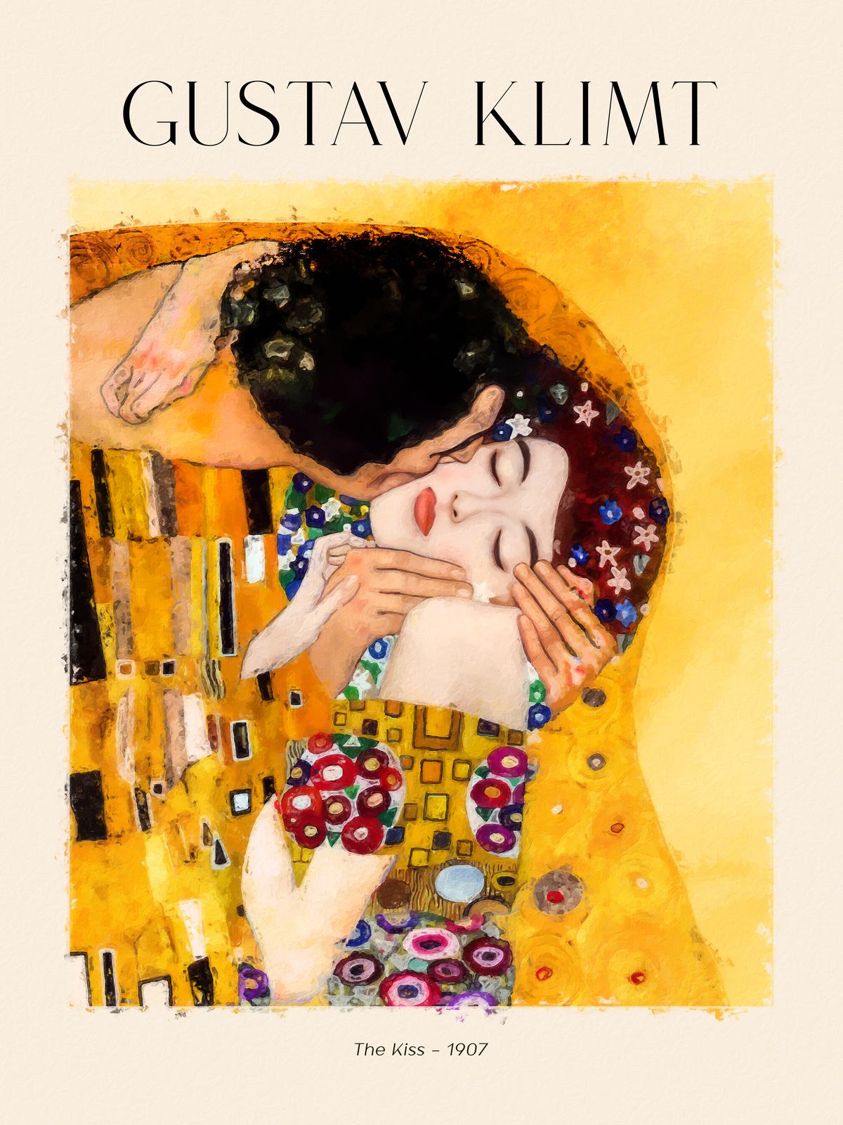 Poster - Kyssen av Gustav Klimt
