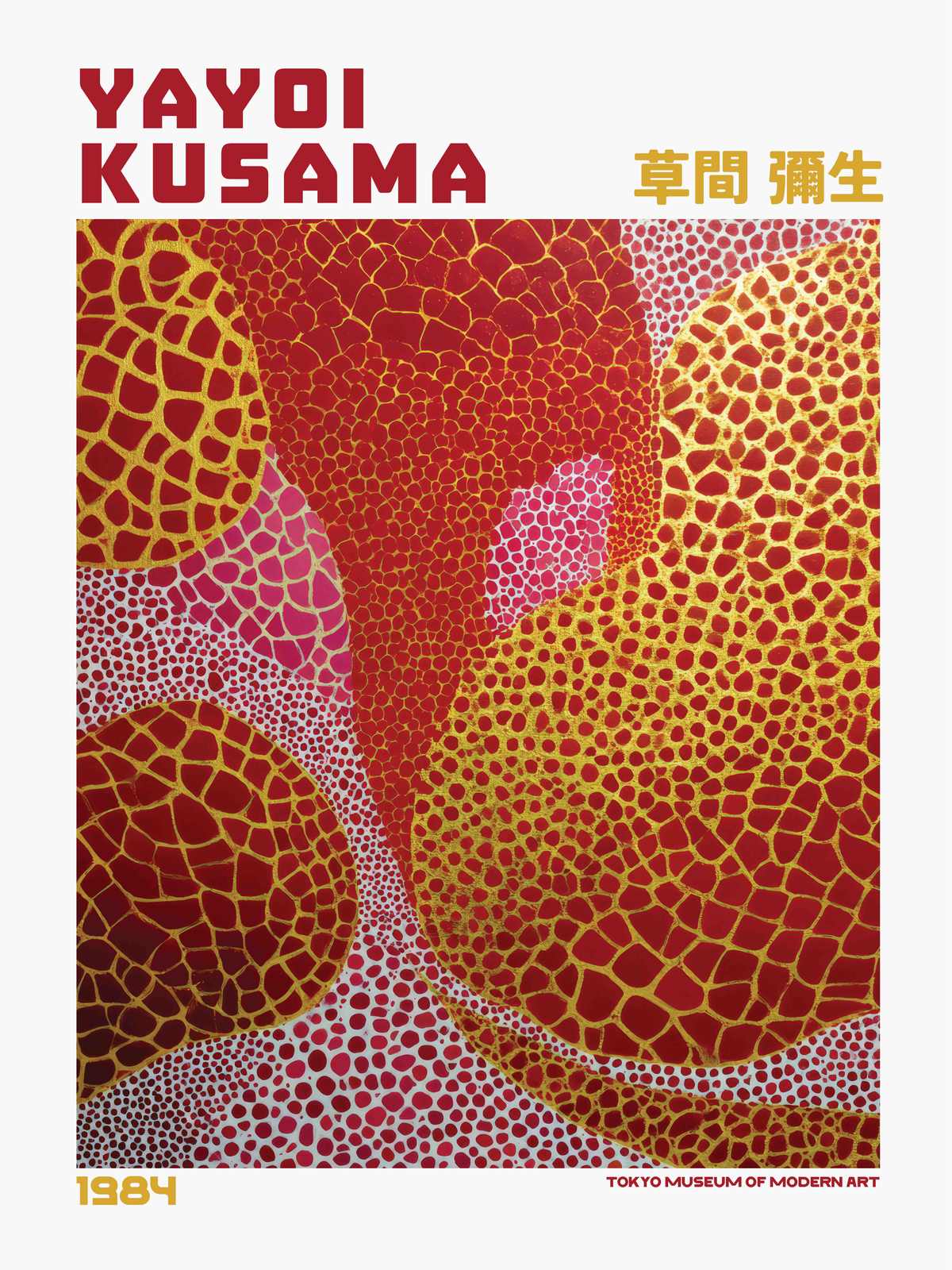 Affisch - Yayoi Kusama Konst 1984