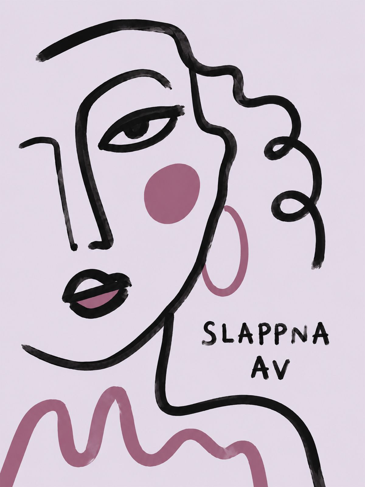 Poster - Slappna Av Abstrakt