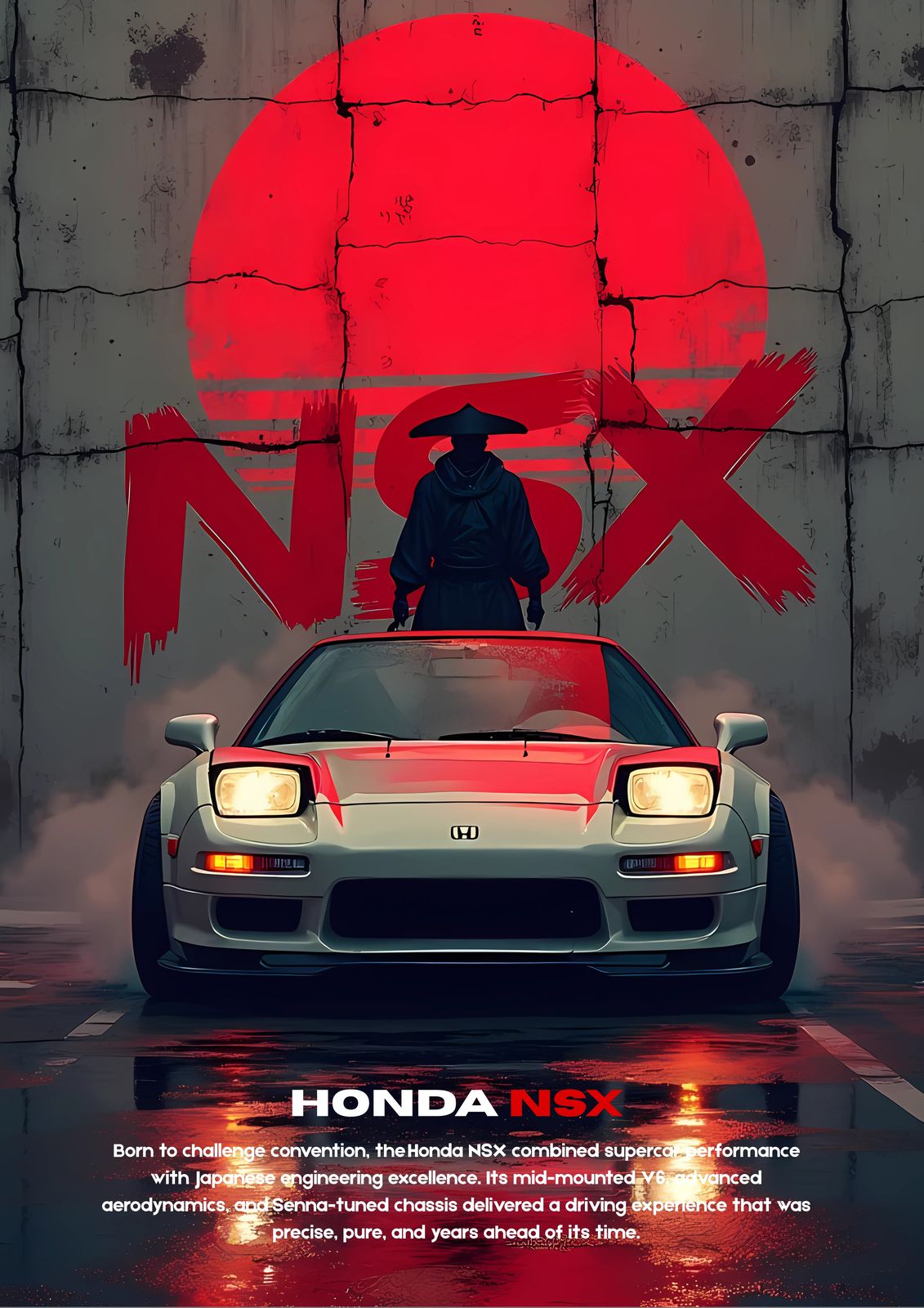 Poster - Honda NSX Design