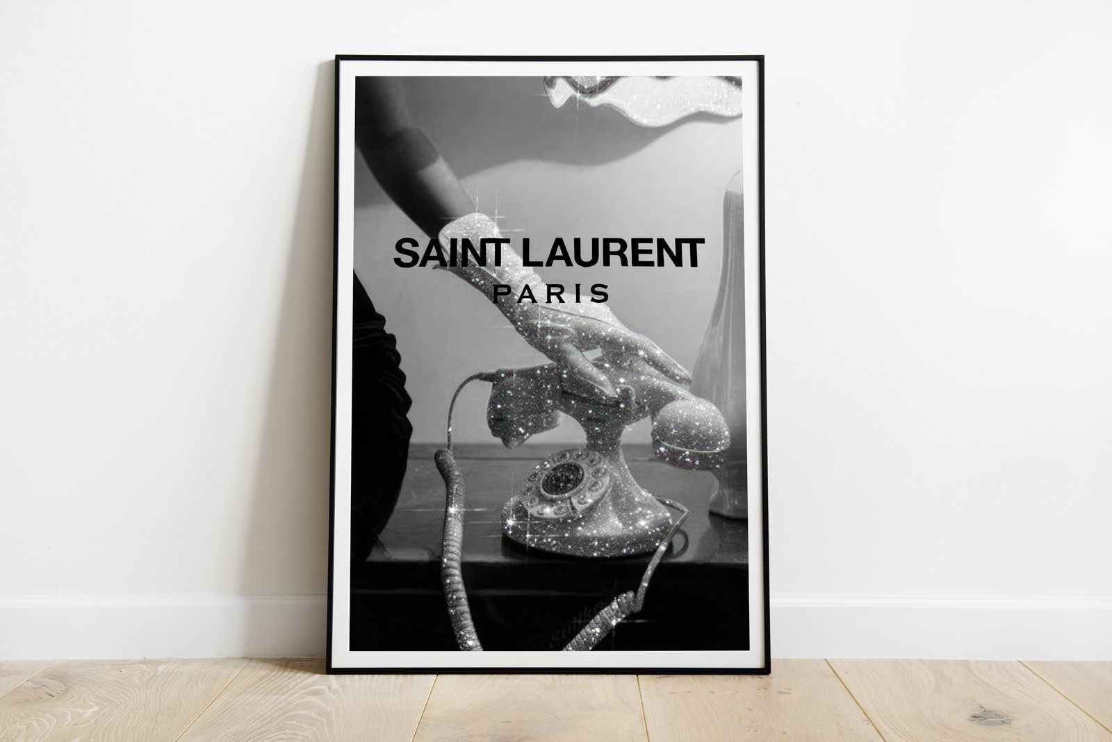 Poster - Saint Laurent Glittertelefon