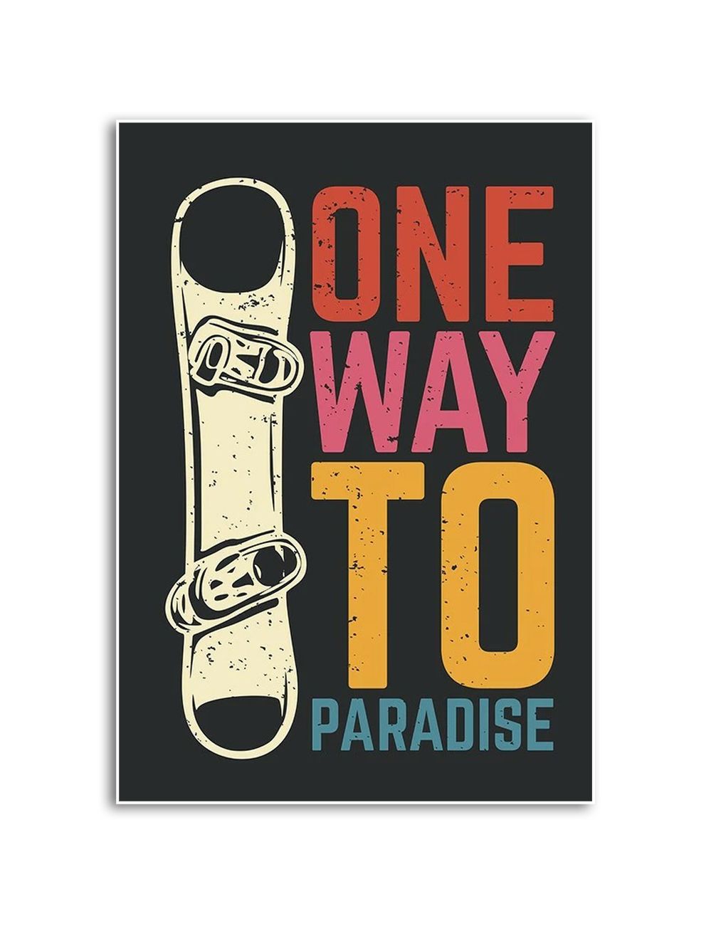 One Way to Paradise Affisch