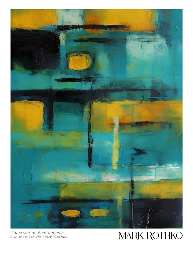 Poster - Abstrakt av Mark Rothko
