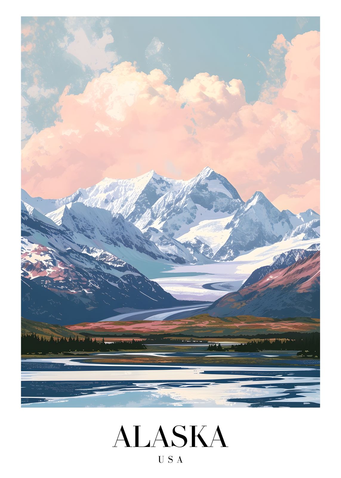 Poster - Alaska Landskap