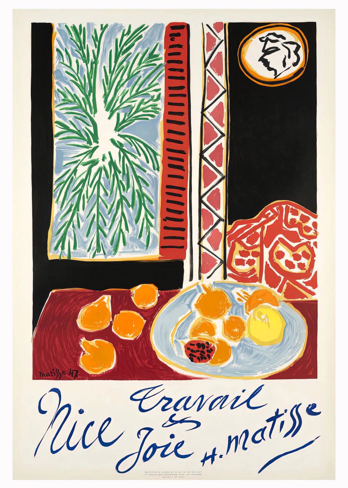 Poster - Nice Travail Joie av Matisse