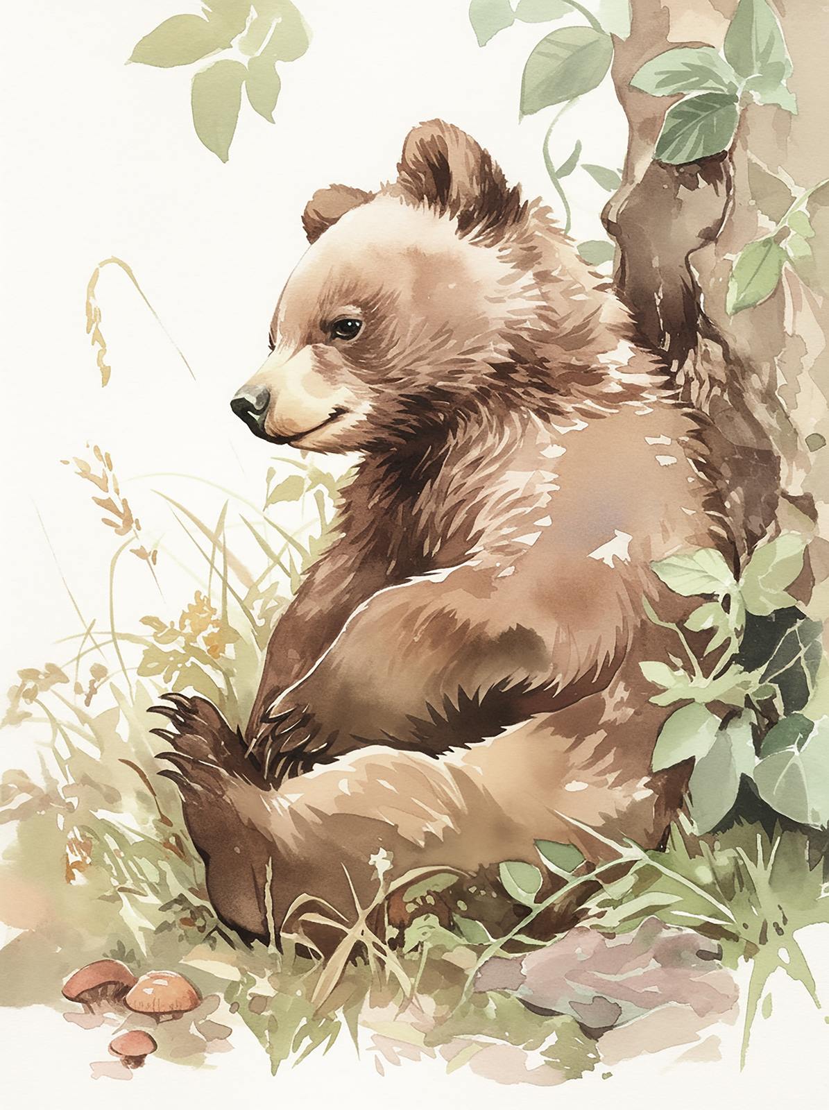 Poster - Björn i Naturen