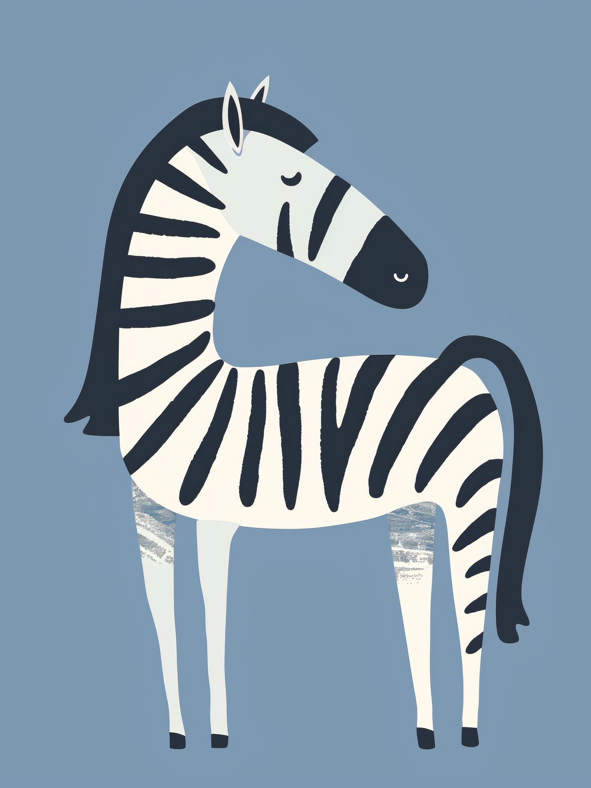 Poster - Zebraillustration