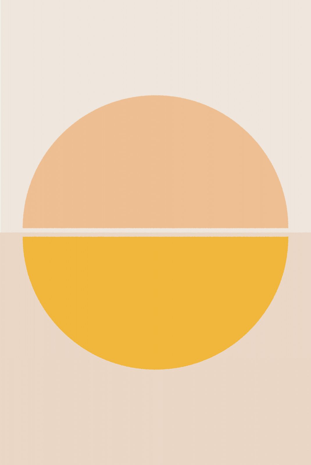 Affisch - Minimalistisk cirkeldesign