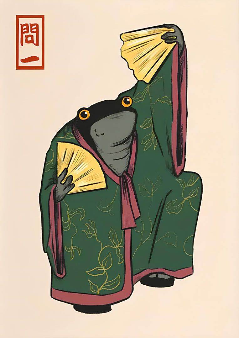 Poster - Groda i Kimono