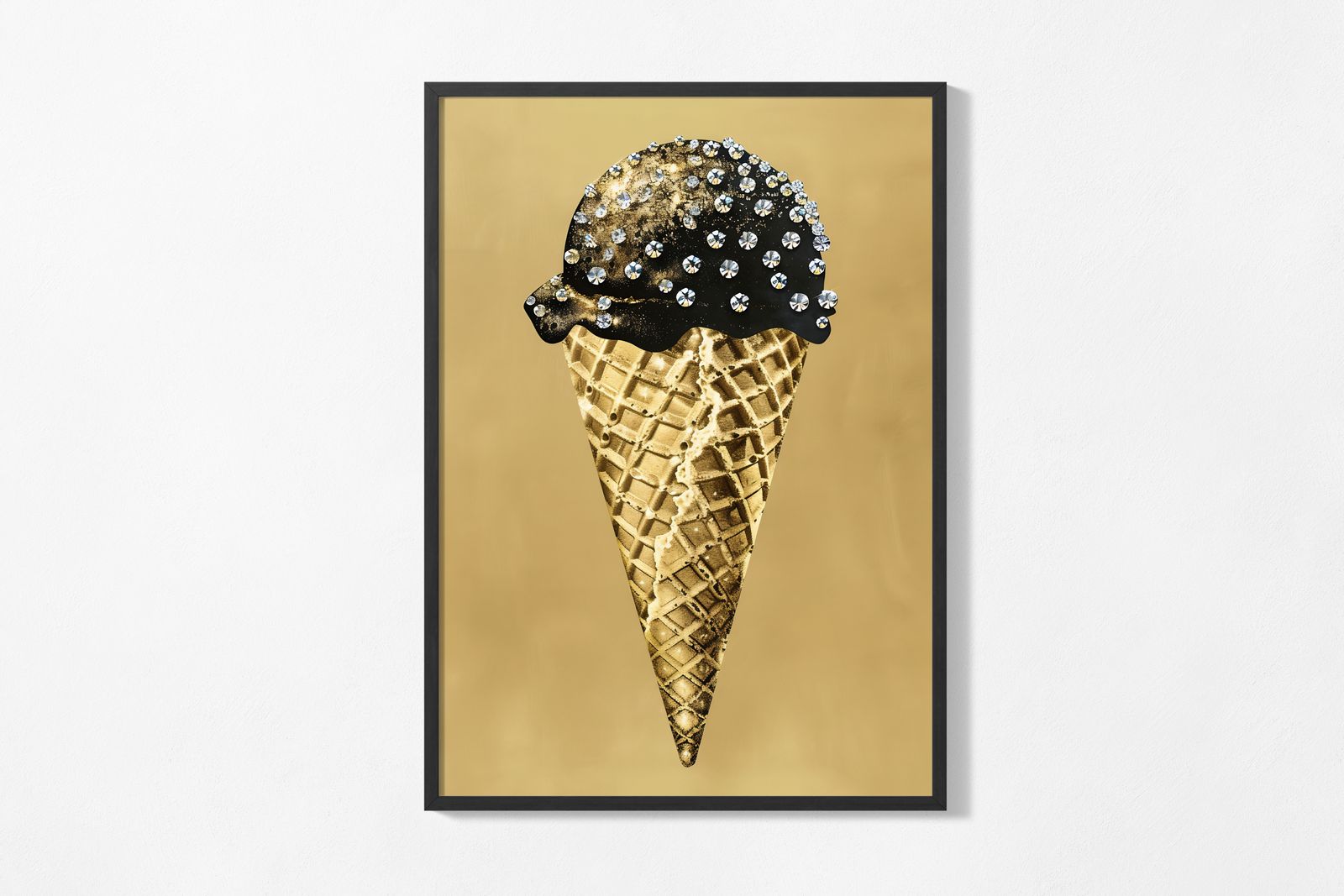 Poster - Gyllene Glassstrut