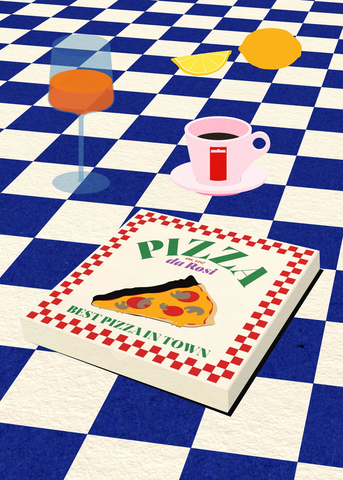 Poster - Bästa pizzan i stan