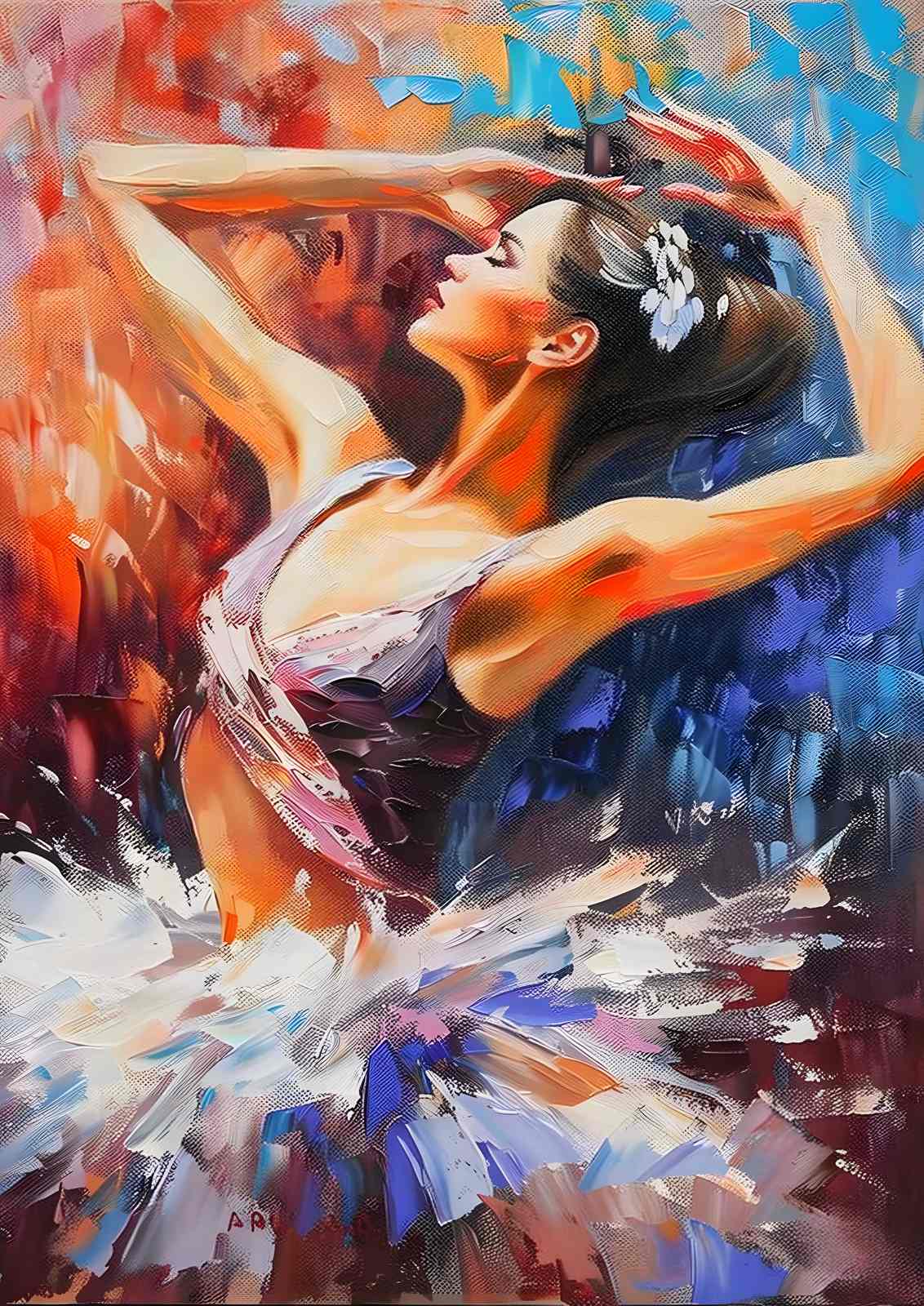 Affisch - Elegant Ballerina