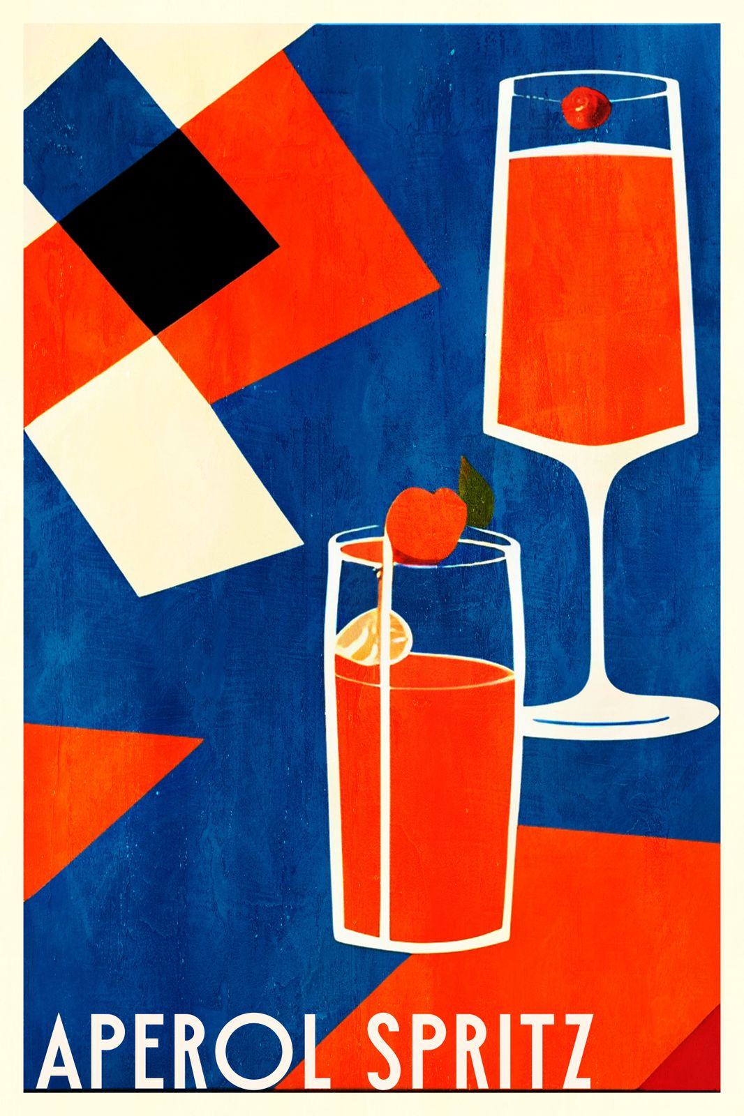 Poster - Aperol Spritz Konstverk