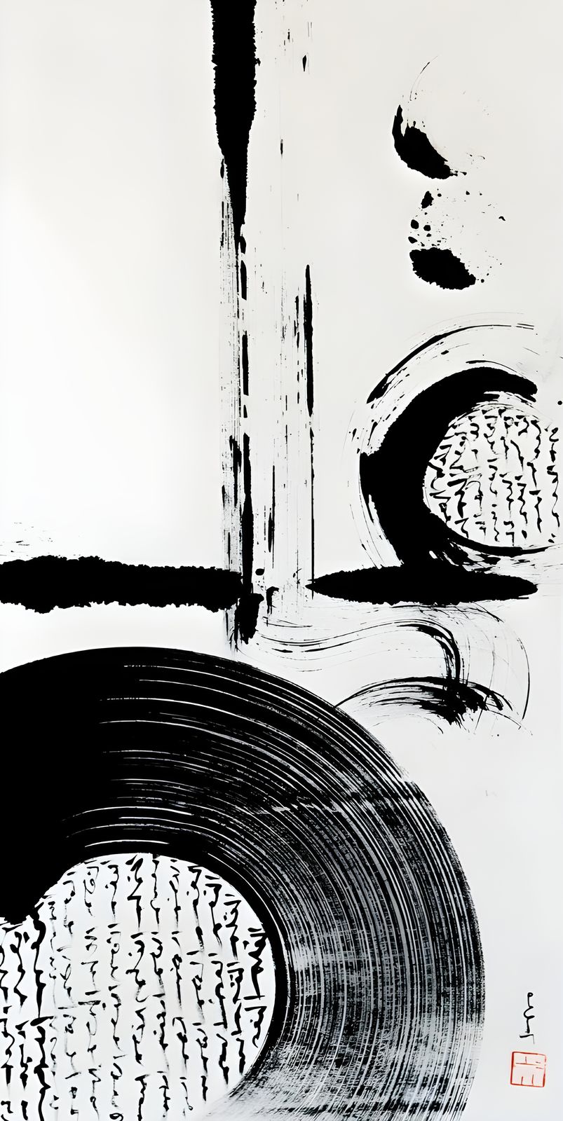 Poster - Abstrakt Zenkonst