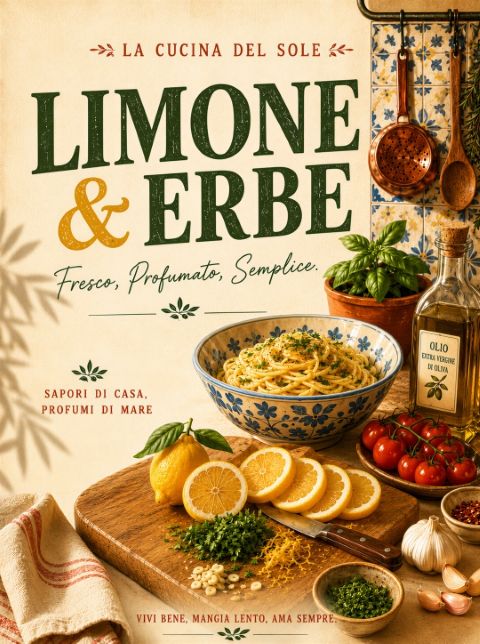 Poster - Limone & Erbe