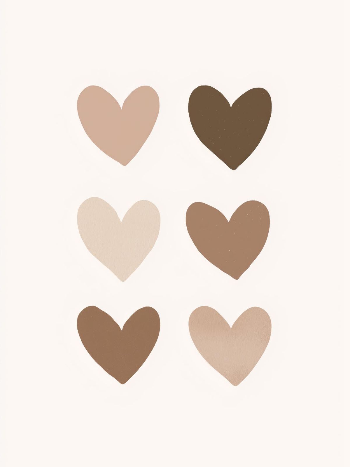 Poster - Neutral Heart Design